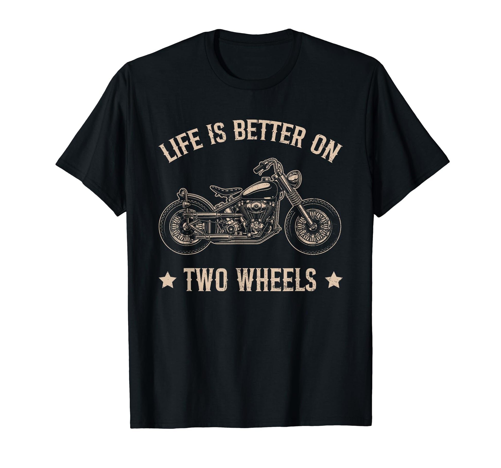 Life Is Better Two Wheels Motorcycle T-Shirt - Novelty Apparel Men Women - T-Shirt, Sweatshirt, Hoodie