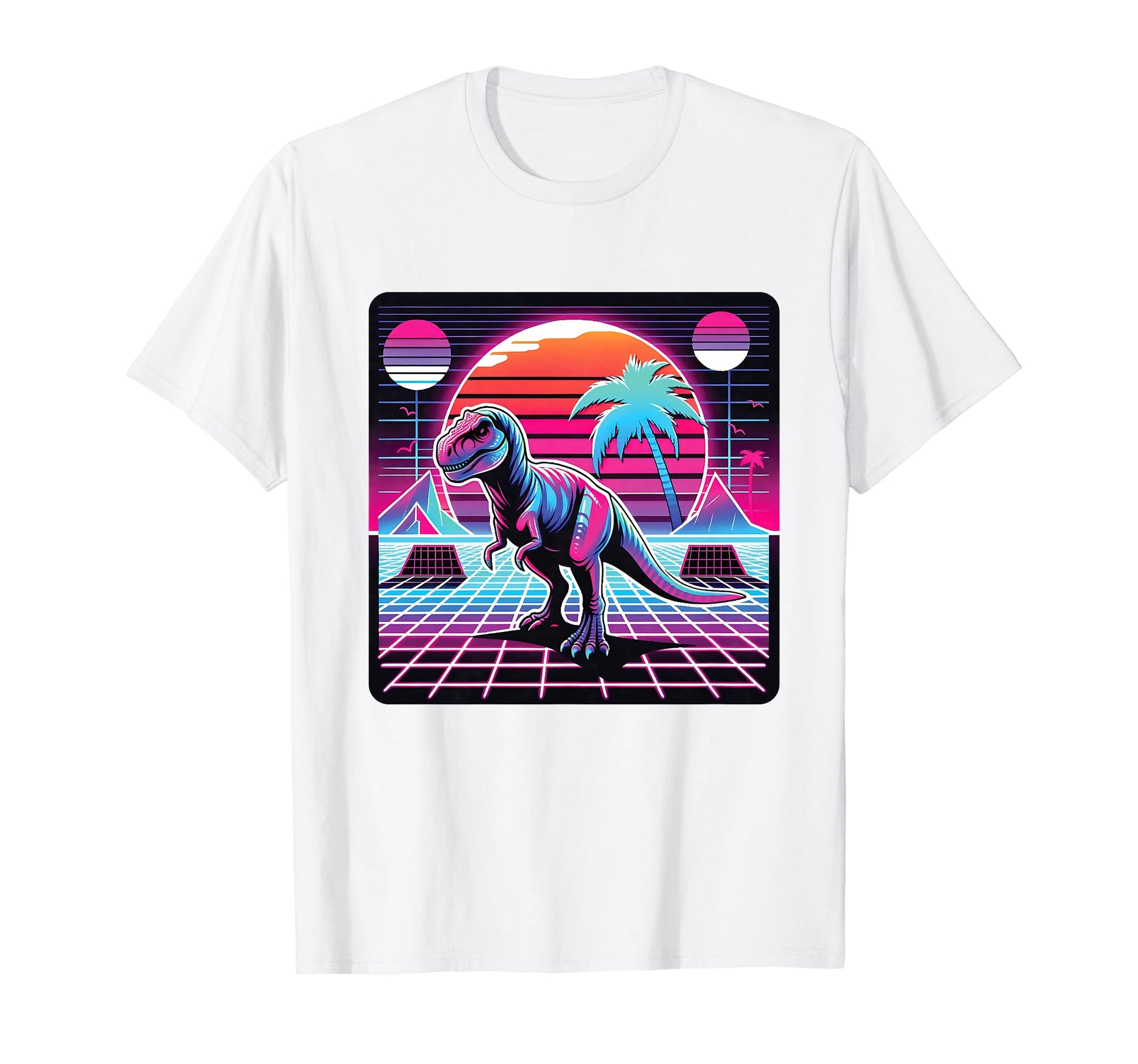 Retrowave Synthwave Aesthetic T-Shirt - Fun Novelty Design Men Women - T-Shirt, Sweatshirt, Hoodie
