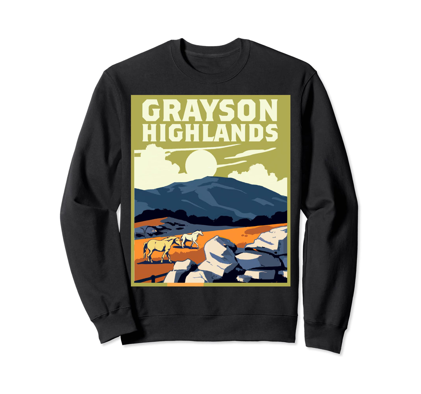 Grayson Highlands State Park Sweatshirt - Aesthetic Graphic for Adults - T-Shirt, Sweatshirt, Hoodie