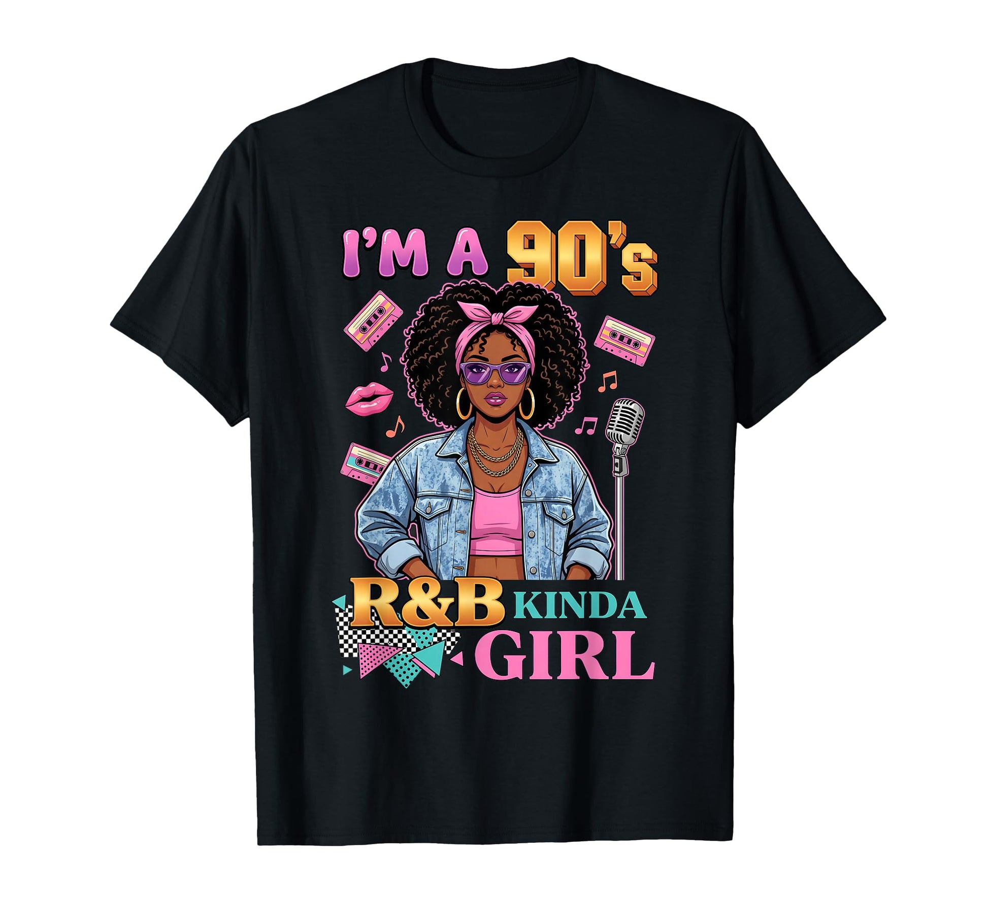 Im 90S Rnb Kinda Cassette Tapes And T-Shirt - Minimalist Print Men Women - T-Shirt, Sweatshirt, Hoodie
