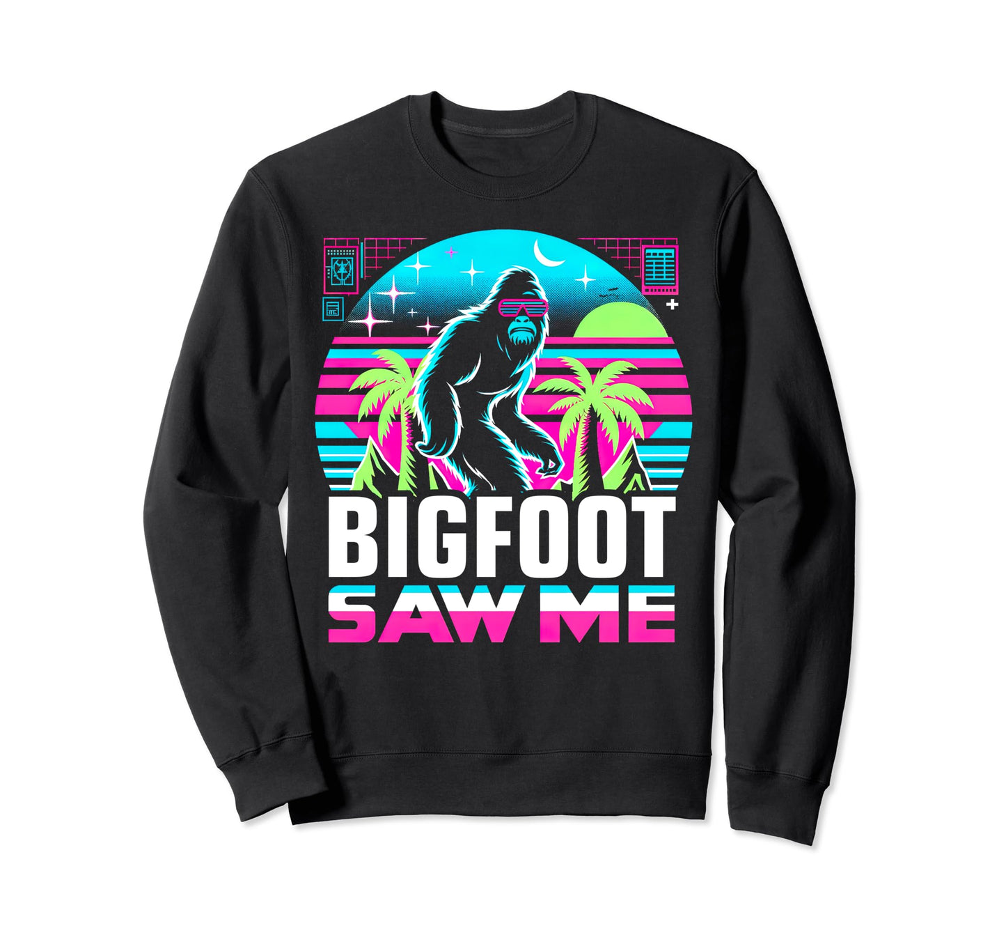 Bigfoot Saw Me But Nobody Believes Sweatshirt - Minimalist Print Unisex - T-Shirt, Sweatshirt, Hoodie