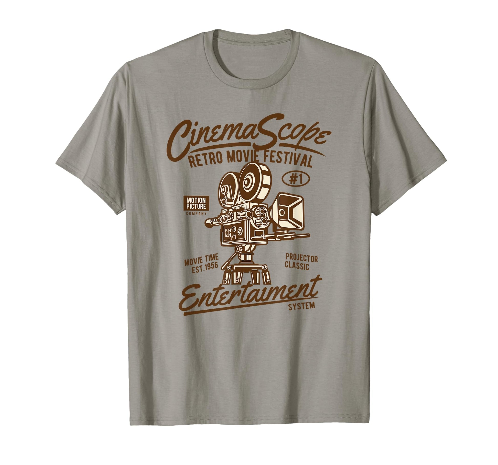 Movie Camera T-Shirt - Novelty Apparel Unisex - T-Shirt, Sweatshirt, Hoodie