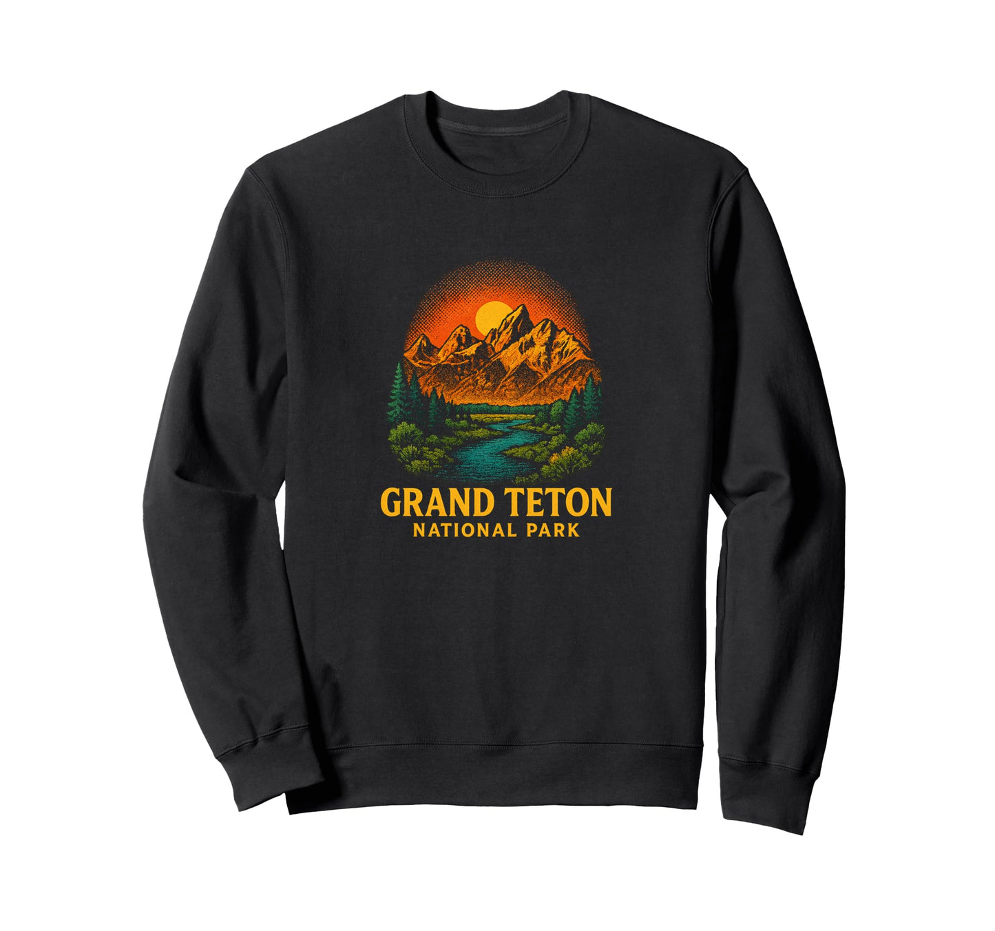 Grand Teton National Park Sweatshirt - Graphic Print Men Women - T-Shirt, Sweatshirt, Hoodie