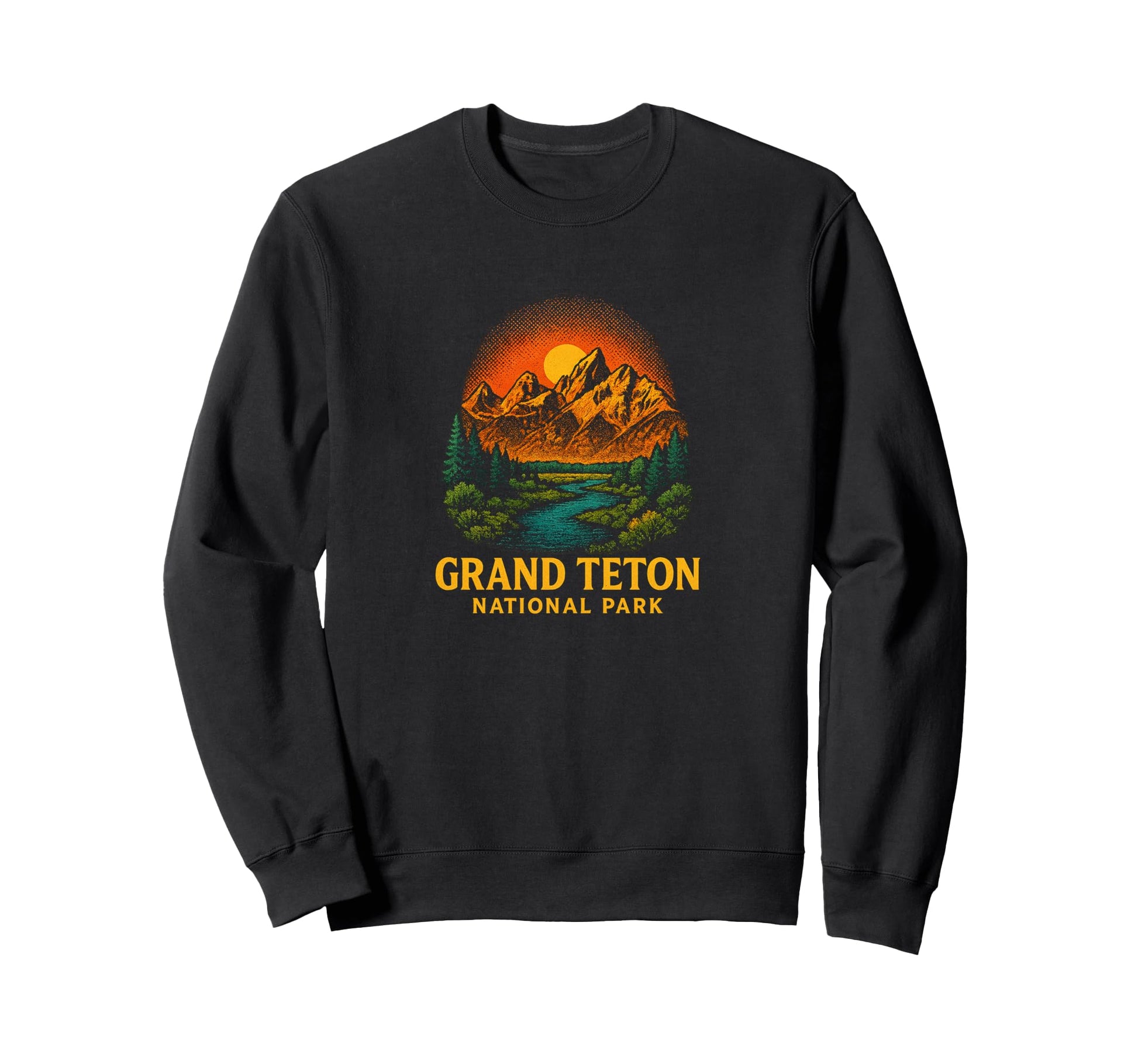Grand Teton National Park Sweatshirt - Graphic Print Men Women - T-Shirt, Sweatshirt, Hoodie