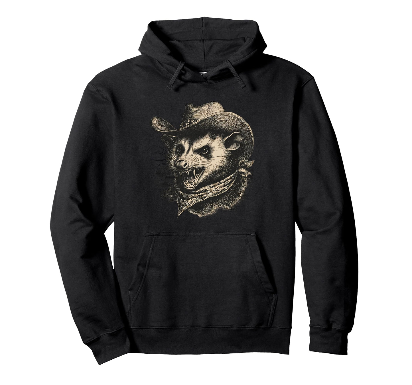 Country Cowboy Opossum Rodeo Possum Hoodie - Streetwear Style Men Women - T-Shirt, Sweatshirt, Hoodie