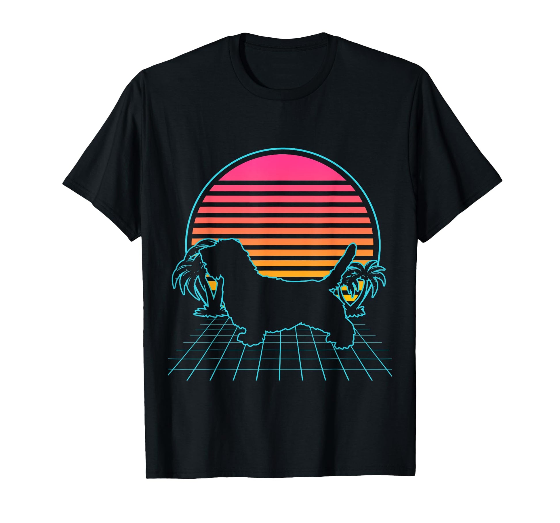 Pbgv 70S 80S Vaporwave Aesthetic Dog T-Shirt - Trendy Graphic Men Women - T-Shirt, Sweatshirt, Hoodie