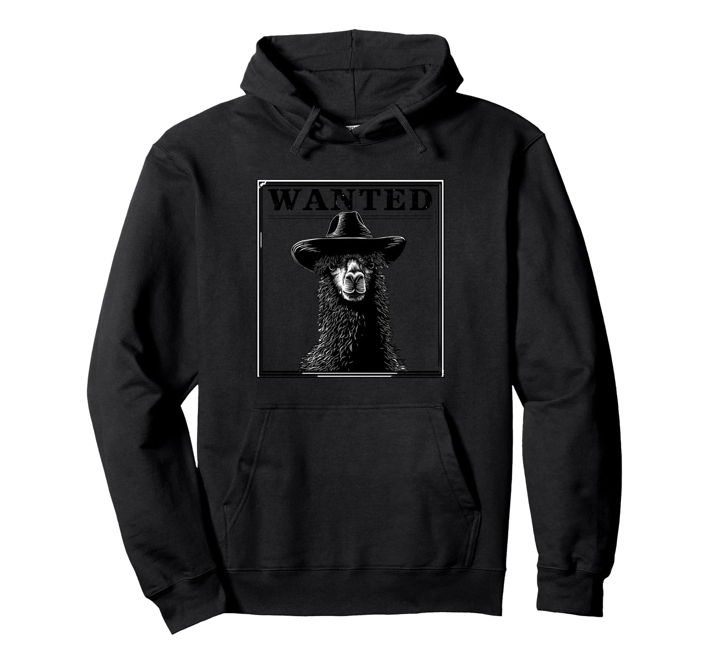 Llama Cowboy Rodeo Cowgirl Western Hoodie - Unique Graphic Men Women - T-Shirt, Sweatshirt, Hoodie