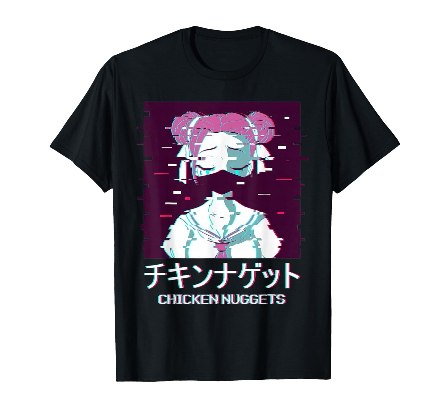 Geisha Anime Japan Vaporwave Aesthetic T-Shirt - Aesthetic Graphic Unisex - T-Shirt, Sweatshirt, Hoodie