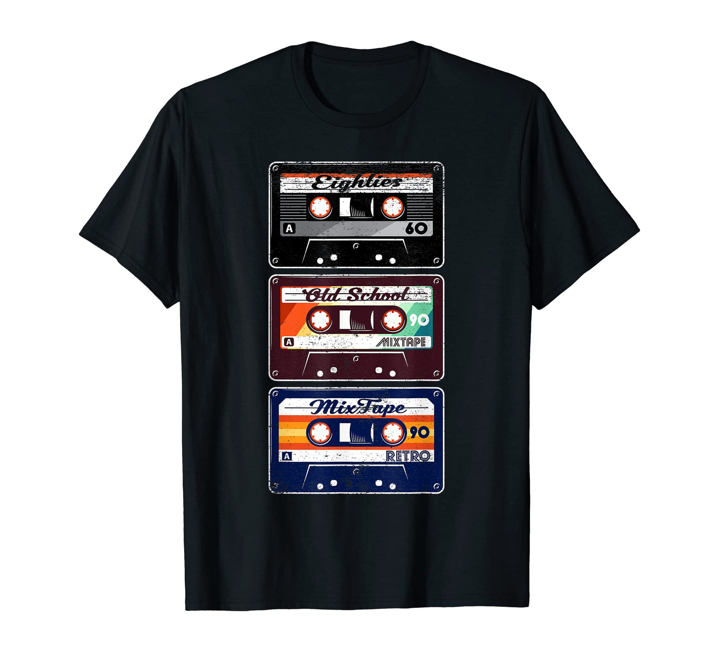Old School Hip Hop 80S 90S Mixtape T-Shirt - Novelty Apparel Men Women - T-Shirt, Sweatshirt, Hoodie