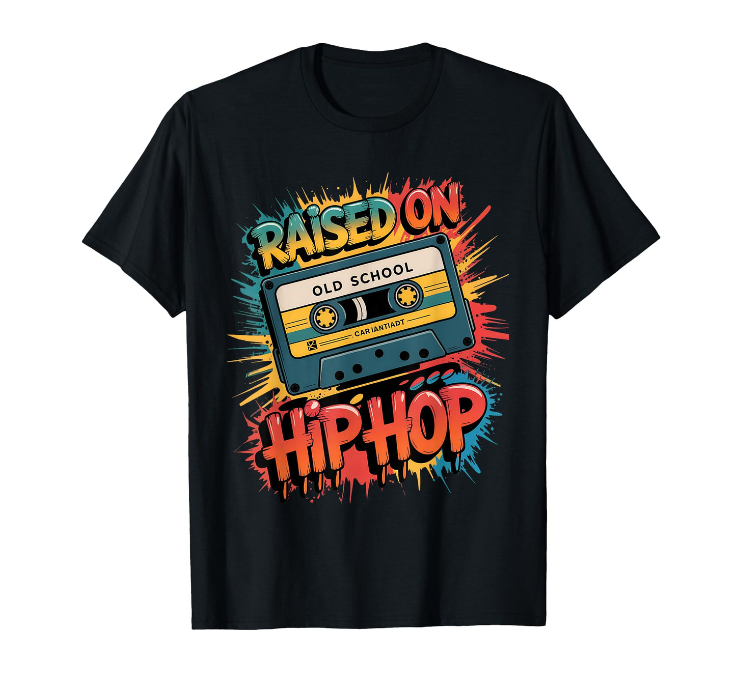 Raised Old School Hip Hop T-Shirt - Casual Everyday Wear for Adults - T-Shirt, Sweatshirt, Hoodie