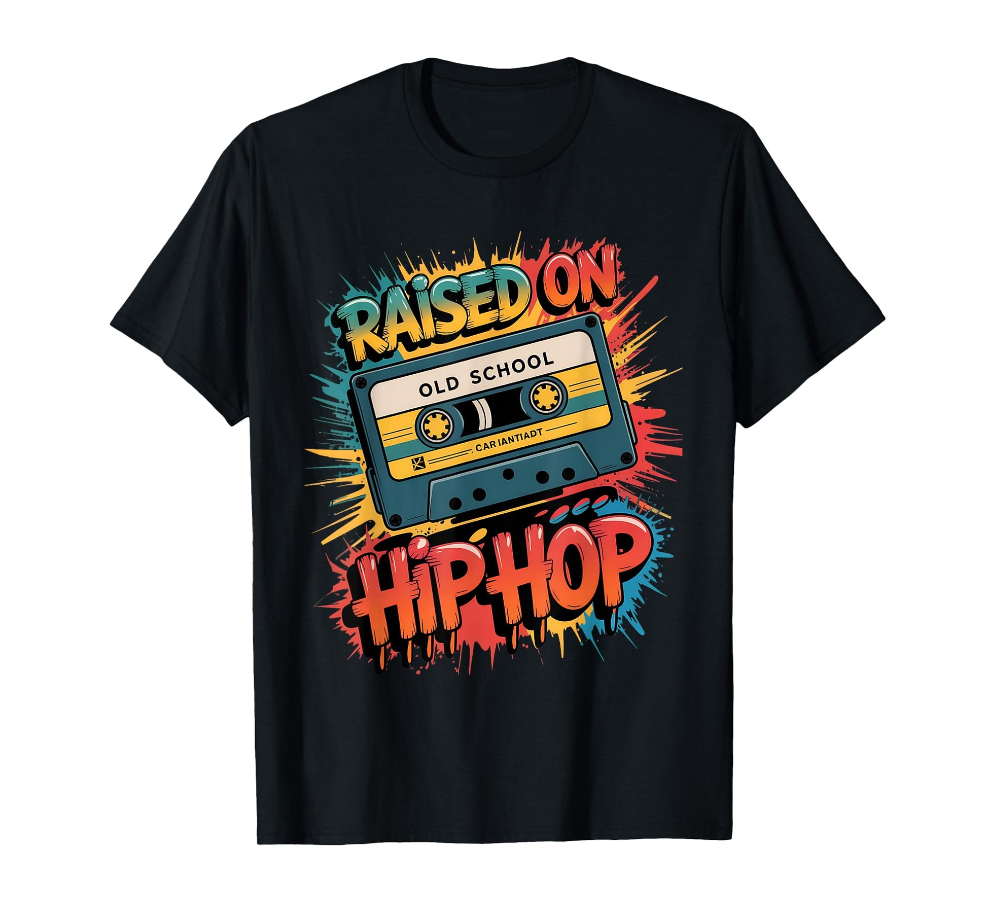 Raised Old School Hip Hop T-Shirt - Casual Everyday Wear for Adults - T-Shirt, Sweatshirt, Hoodie