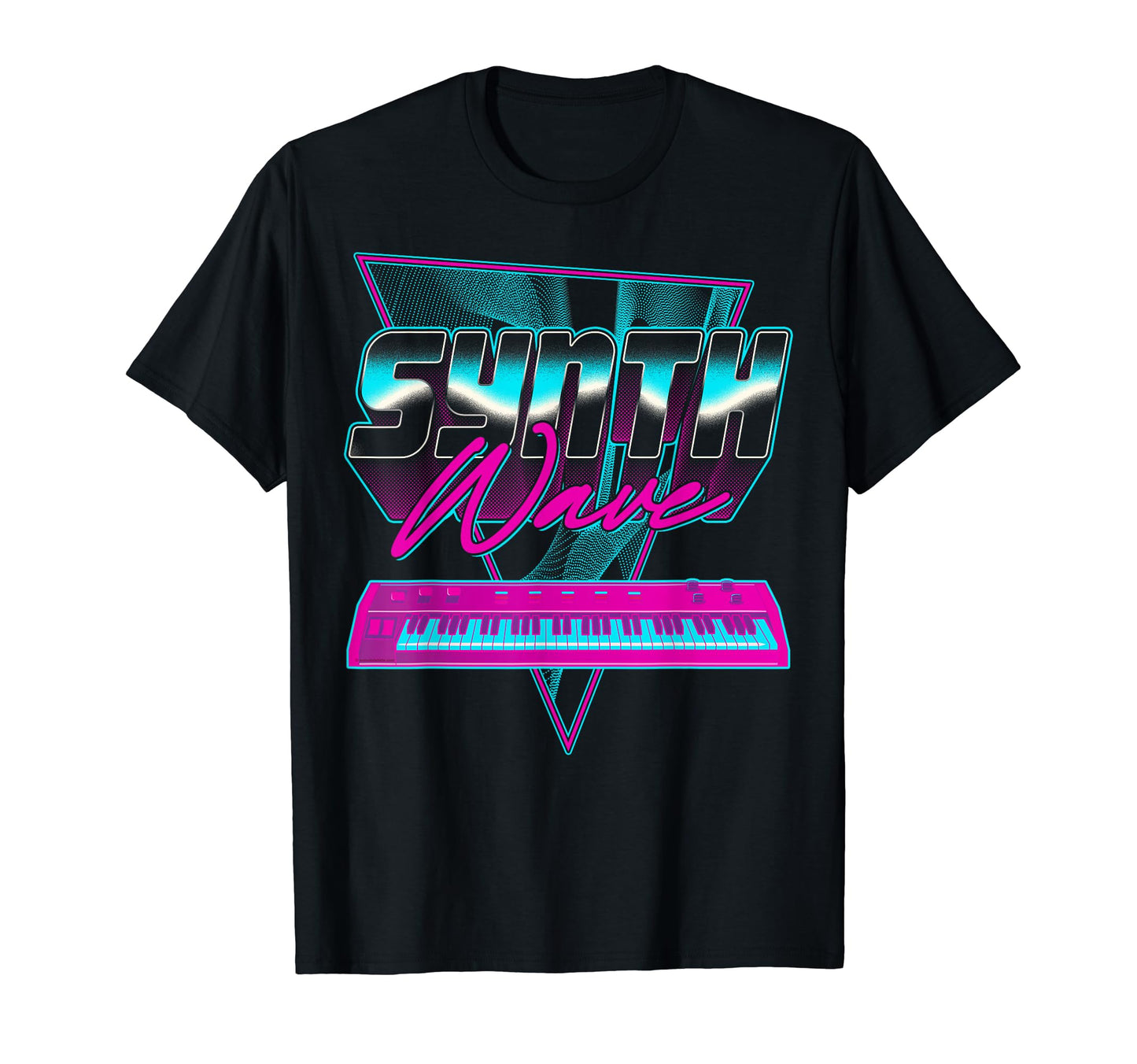 Synthwave Piano Vaporwave 1980S T-Shirt - Casual Everyday Wear Men Women - T-Shirt, Sweatshirt, Hoodie