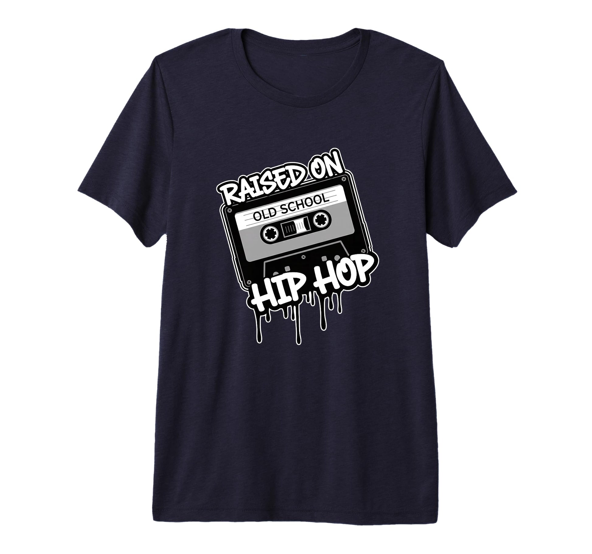 Raised Hip Hop Old School Cassette T-Shirt - Streetwear Style for Adults - T-Shirt, Sweatshirt, Hoodie