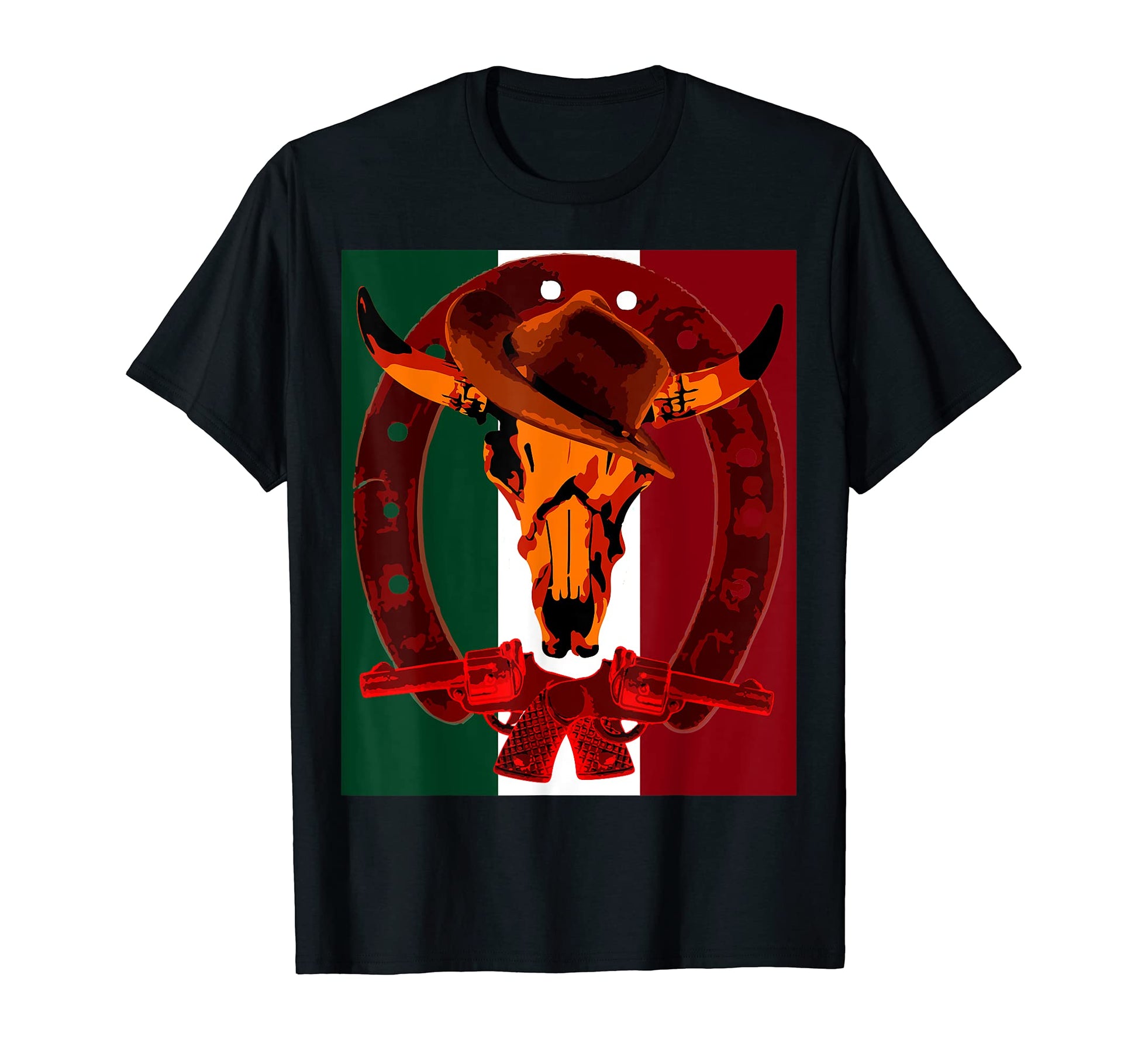 Mexican Western Vaquero Cowboy Toro T-Shirt - Streetwear Style for Adults - T-Shirt, Sweatshirt, Hoodie