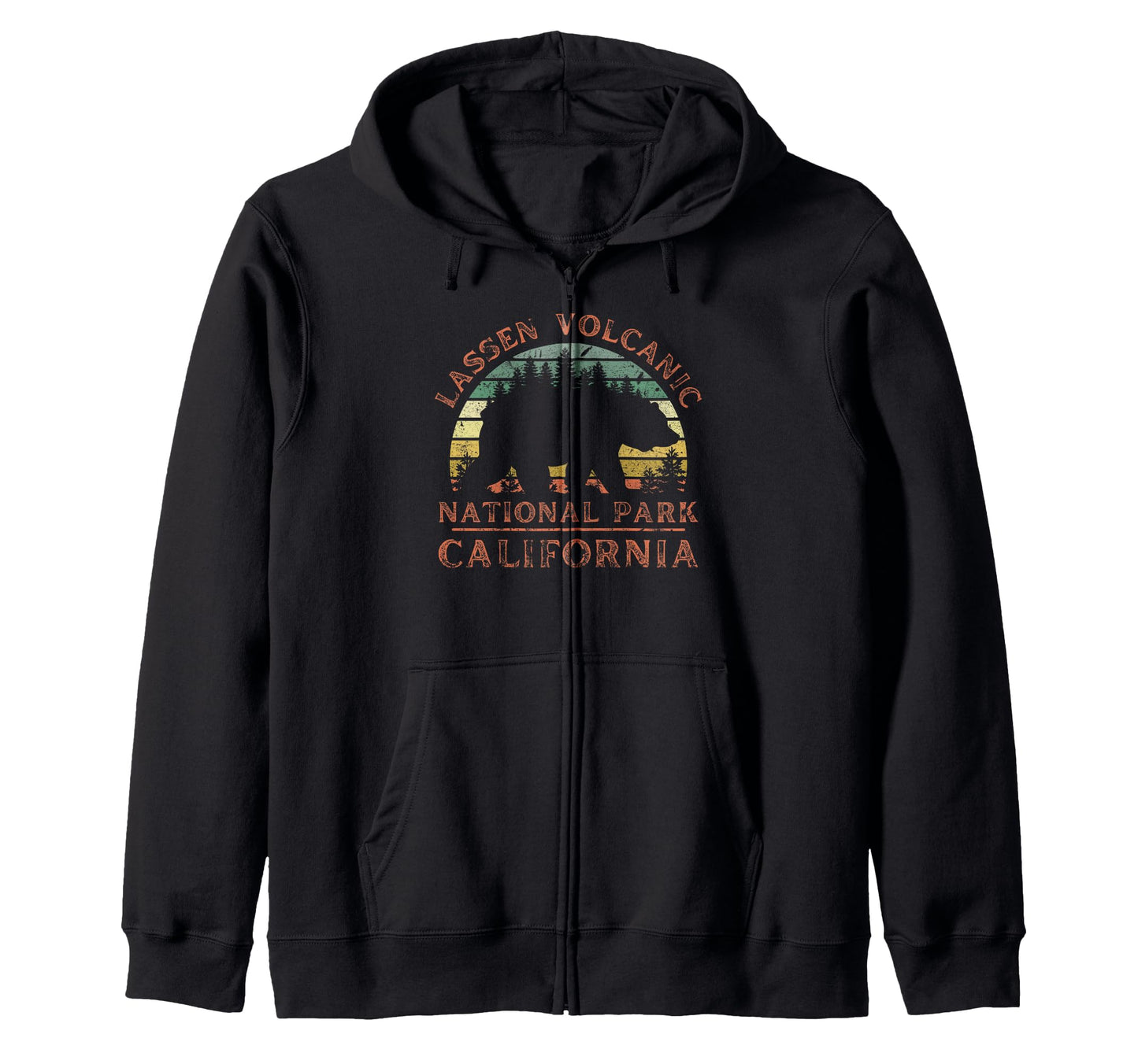 Lassen Volcanic National Park California Hoodie - Graphic Print Men Women - T-Shirt, Sweatshirt, Hoodie