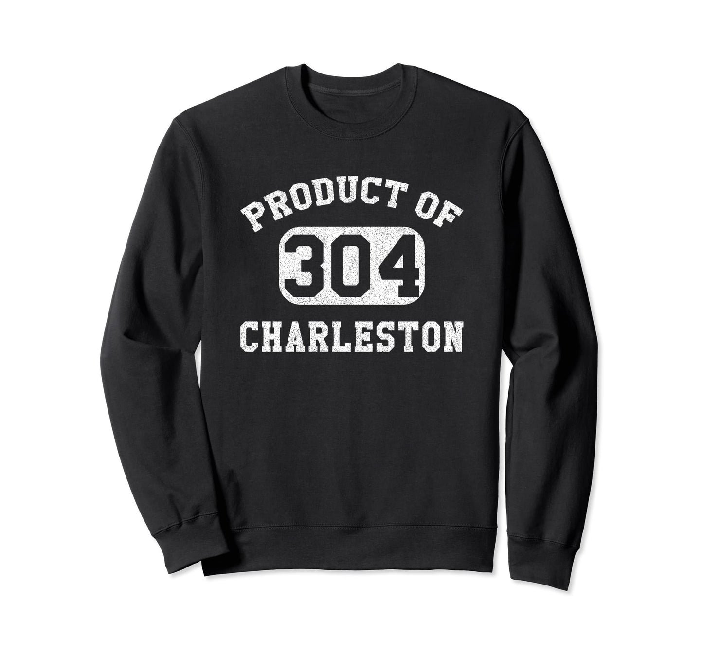 Charleston West Virginia Area Code Sweatshirt - Streetwear Style Unisex - T-Shirt, Sweatshirt, Hoodie