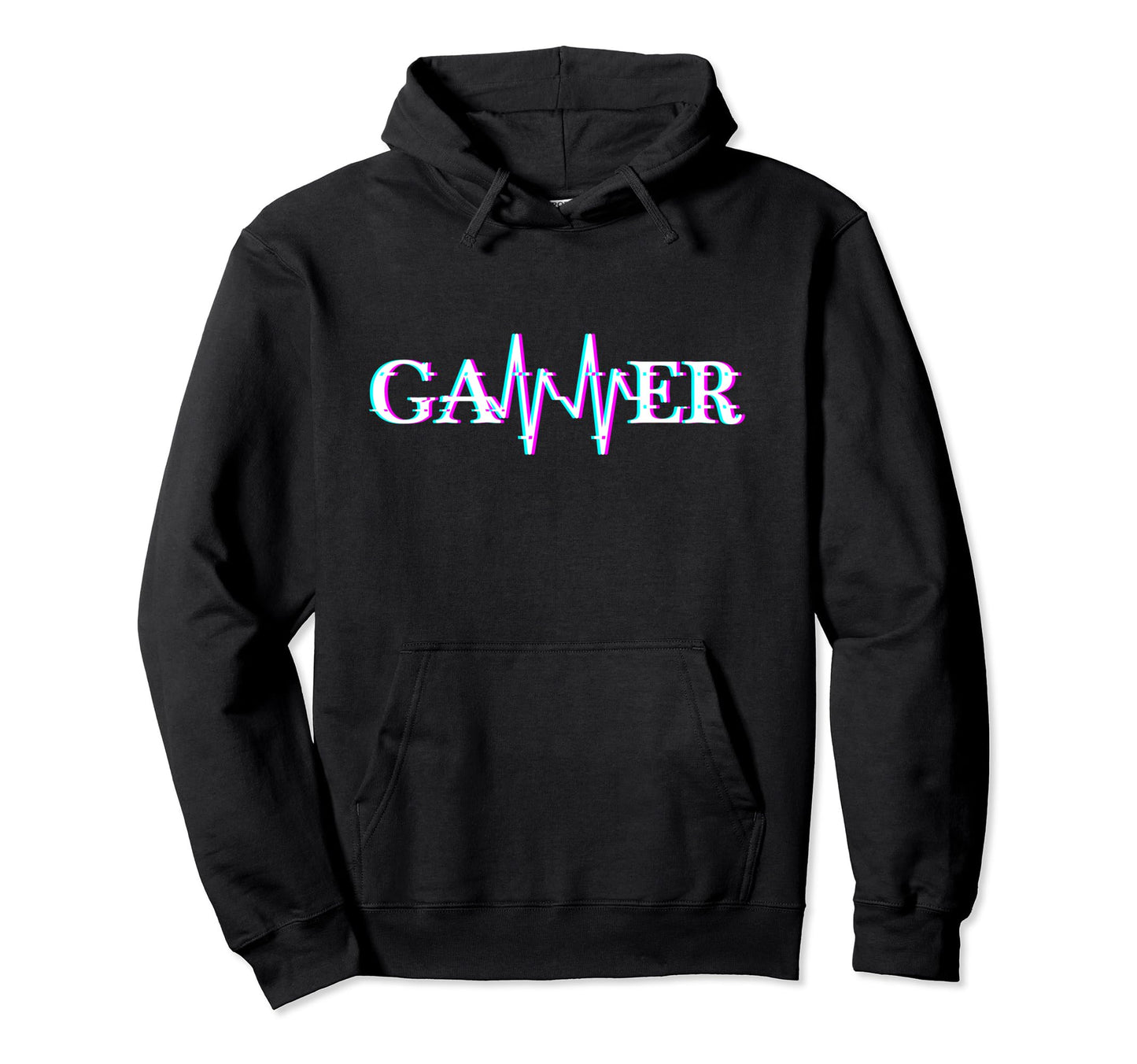 Aesthetic Vaporwave Gamer Heartbeat Video Hoodie - Minimalist Print Unisex - T-Shirt, Sweatshirt, Hoodie
