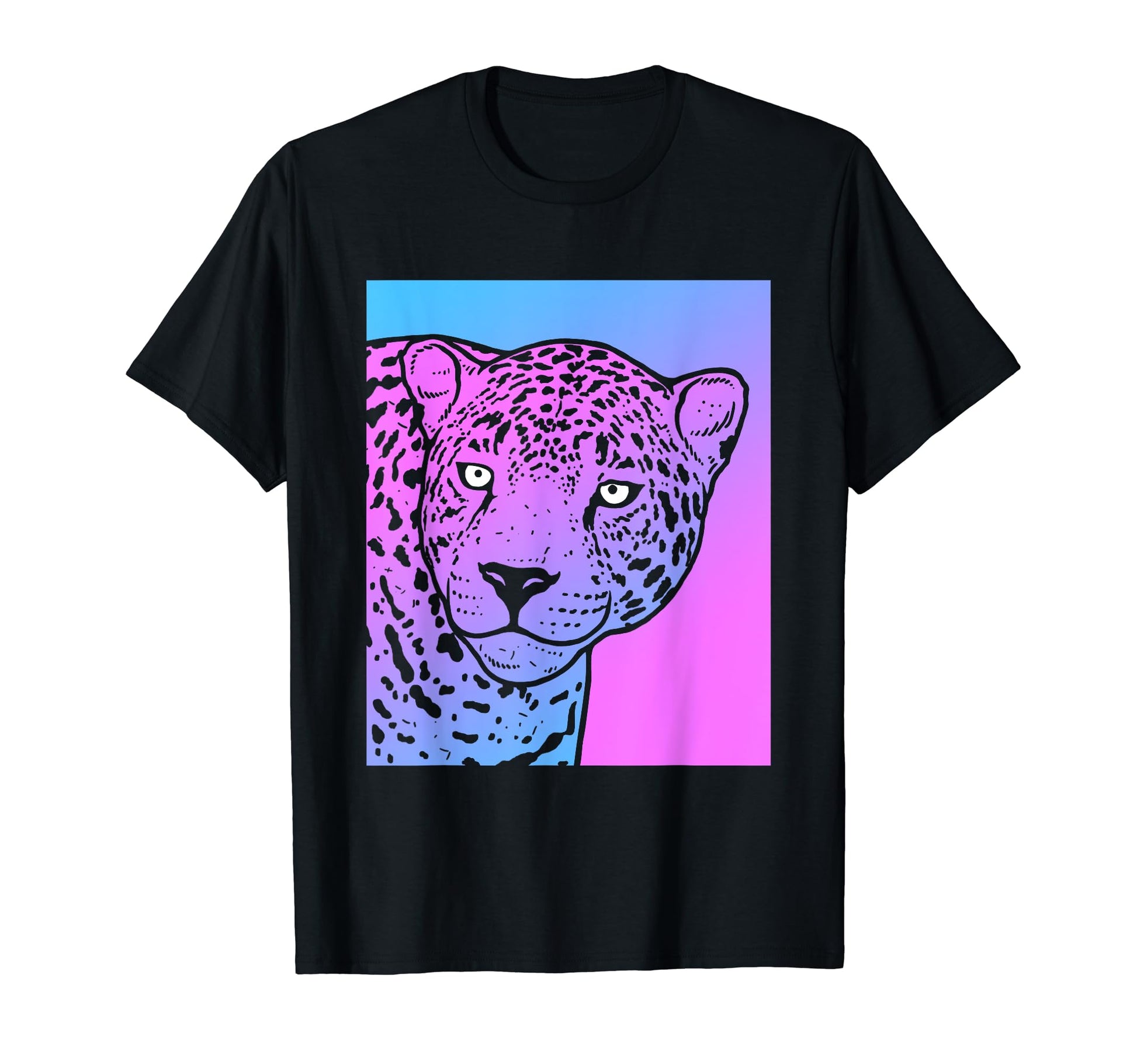Vaporwave Jaguar Aesthetic Pastel Goth T-Shirt - Novelty Apparel Unisex - T-Shirt, Sweatshirt, Hoodie