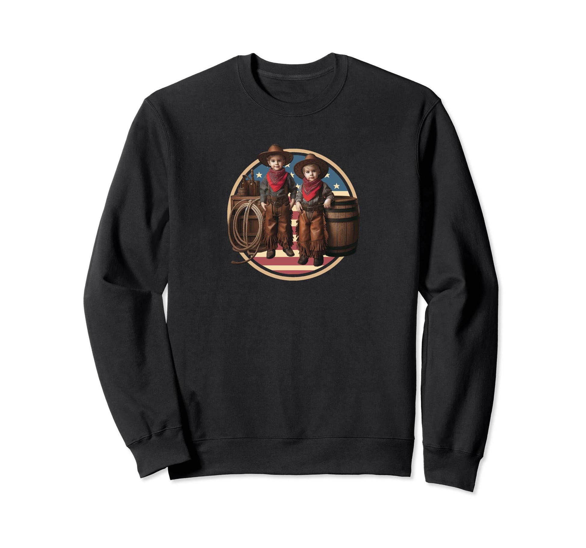 Buckaroos Young Cowboys Old West Sweatshirt - Aesthetic Graphic for Adults - T-Shirt, Sweatshirt, Hoodie