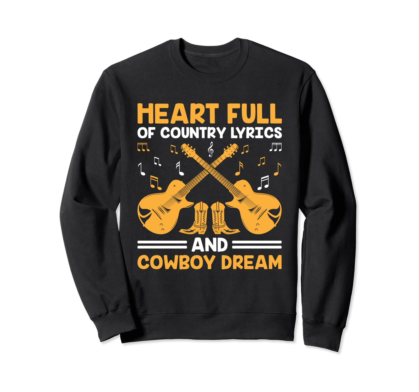 County Music Music Lover Sweatshirt - Casual Everyday Wear for Adults - T-Shirt, Sweatshirt, Hoodie