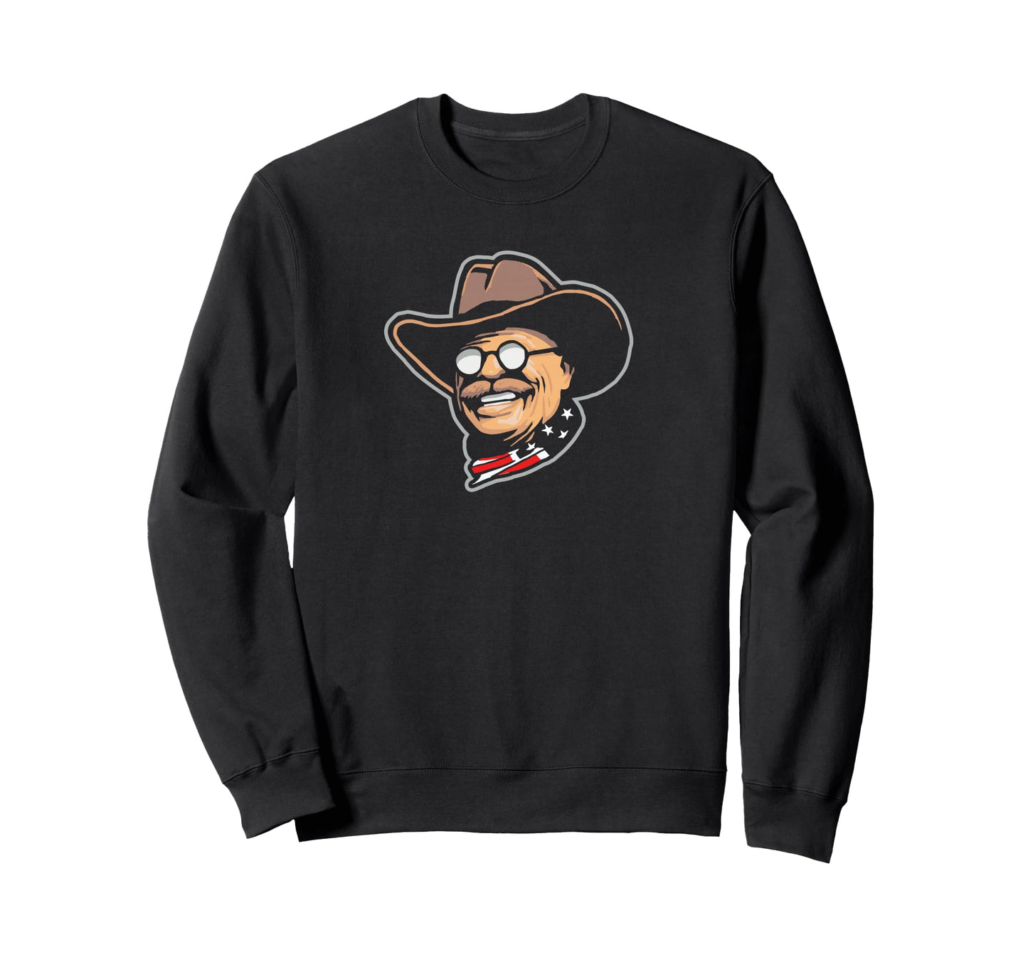 Teddy Roosevelt Rough Rider American Sweatshirt - Novelty Apparel Unisex - T-Shirt, Sweatshirt, Hoodie