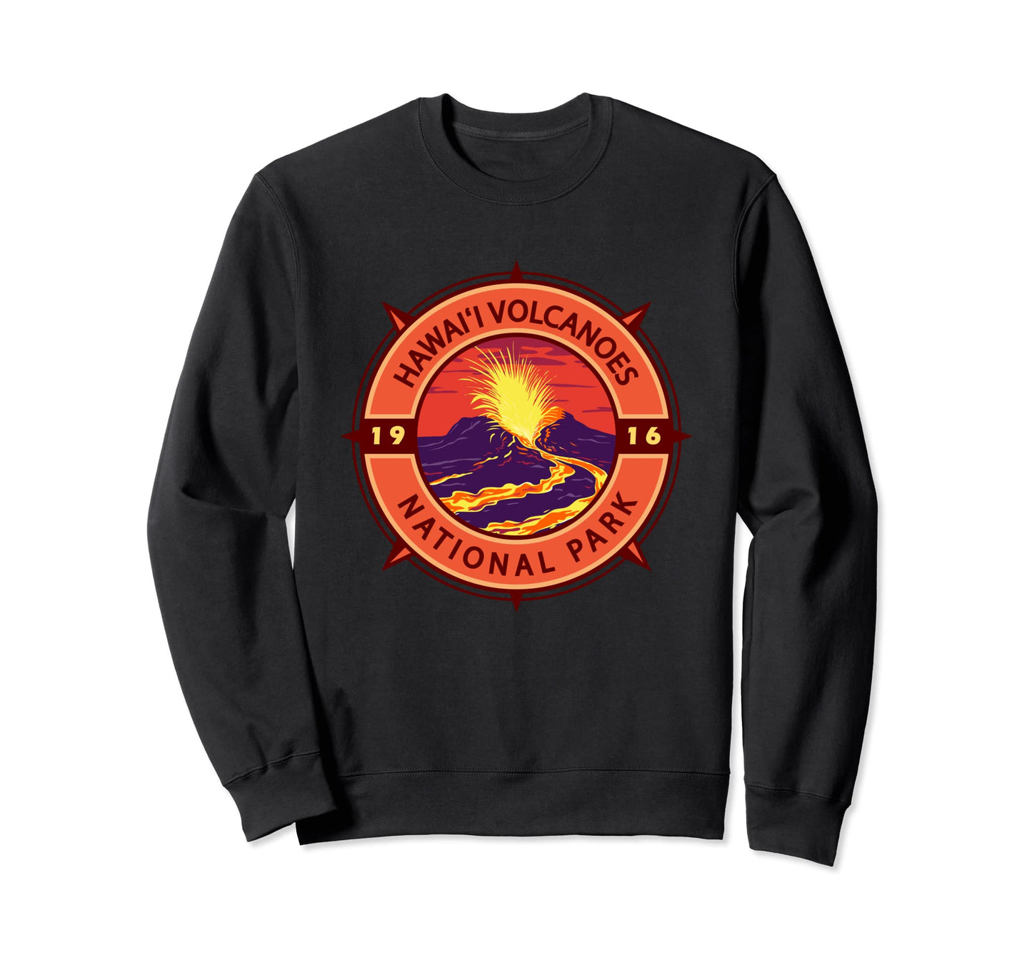 Hawaii Volcanoes National Park Sweatshirt - Fun Novelty Design Unisex - T-Shirt, Sweatshirt, Hoodie