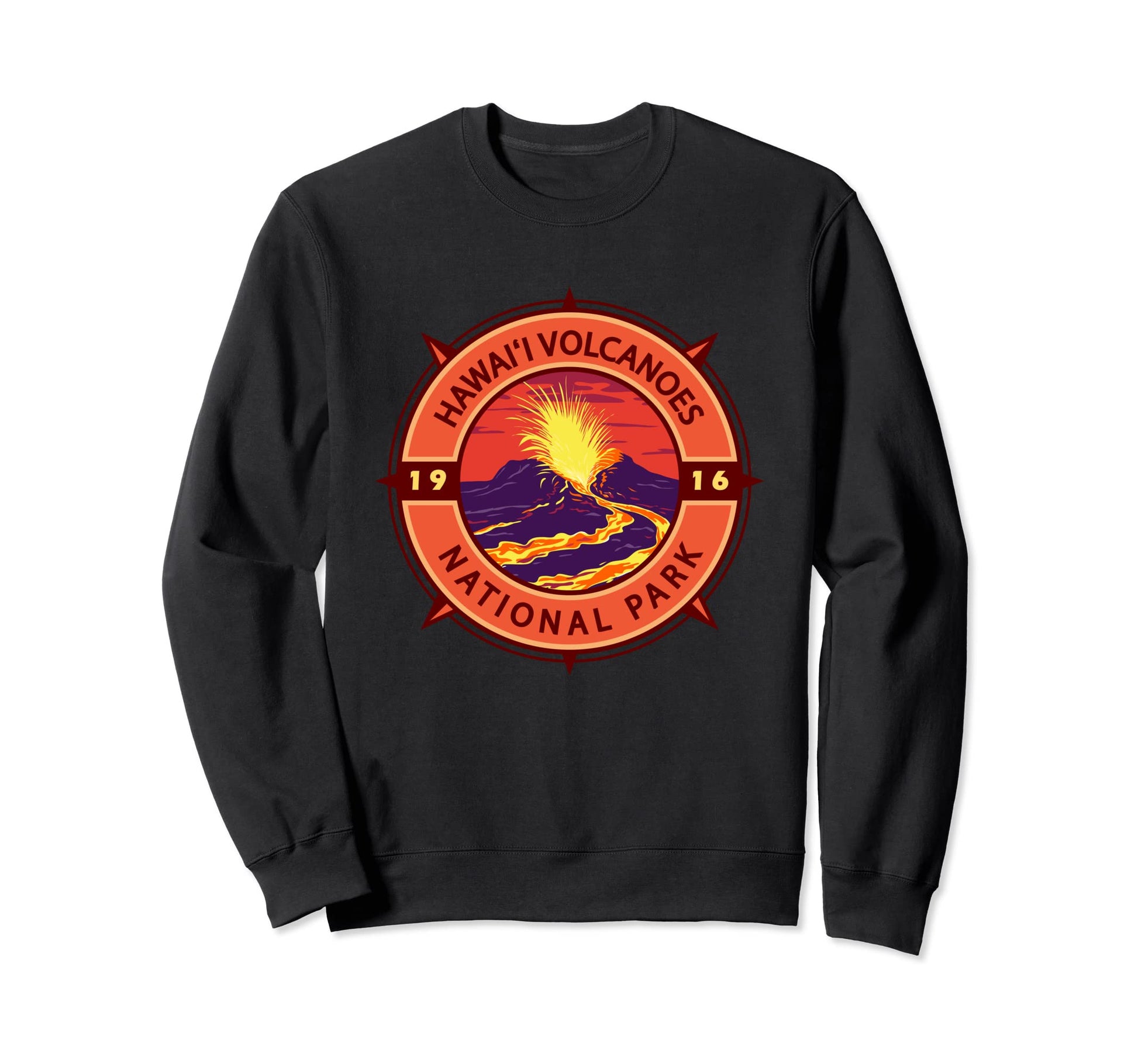 Hawaii Volcanoes National Park Sweatshirt - Fun Novelty Design Unisex - T-Shirt, Sweatshirt, Hoodie