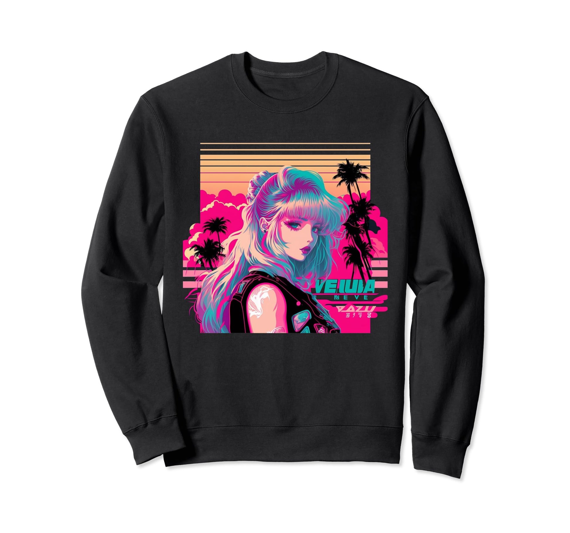 Vaporwave Aesthetic 90S Egirl Sweatshirt - Aesthetic Graphic for Adults - T-Shirt, Sweatshirt, Hoodie