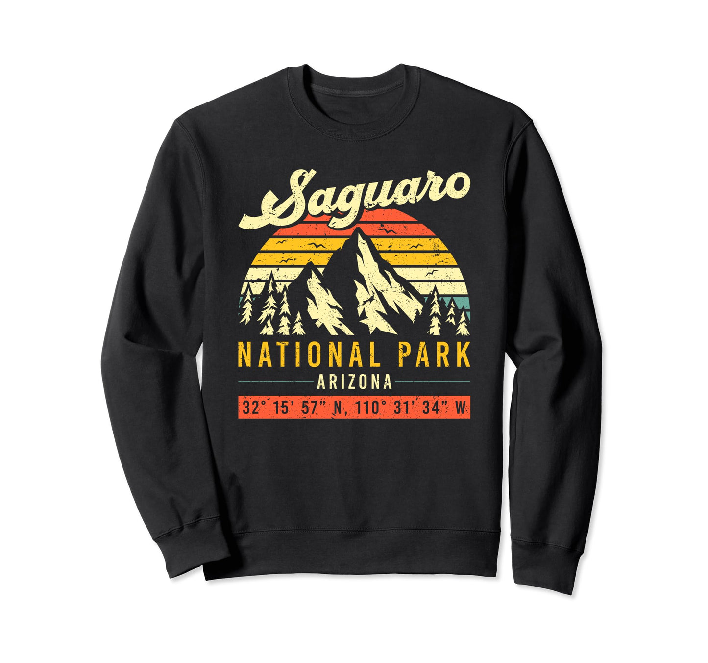 Saguaro Arizona National Park Sweatshirt - Graphic Print for Adults - T-Shirt, Sweatshirt, Hoodie