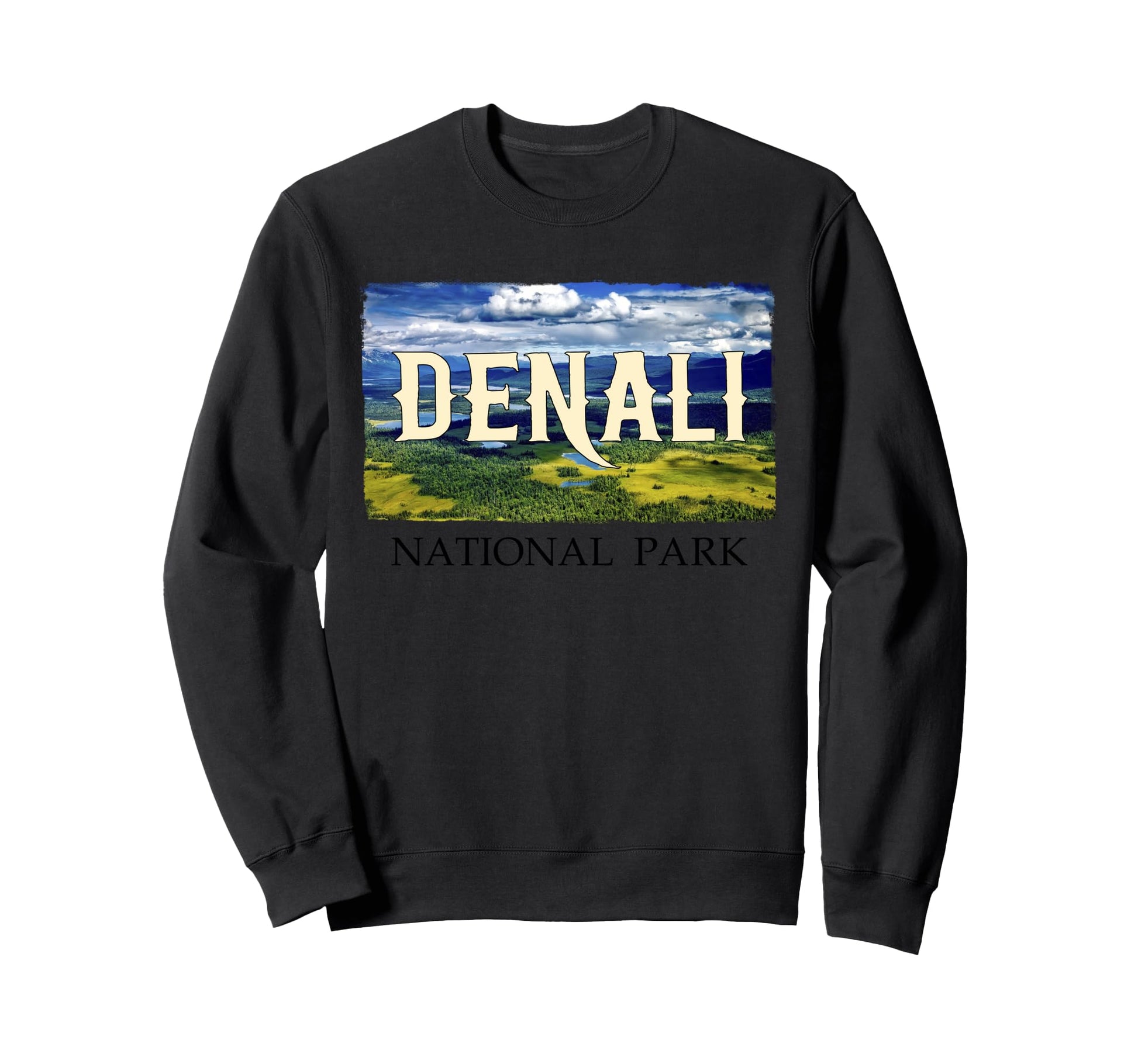 Denali Alaska National Park Sweatshirt - Unique Graphic Unisex - T-Shirt, Sweatshirt, Hoodie