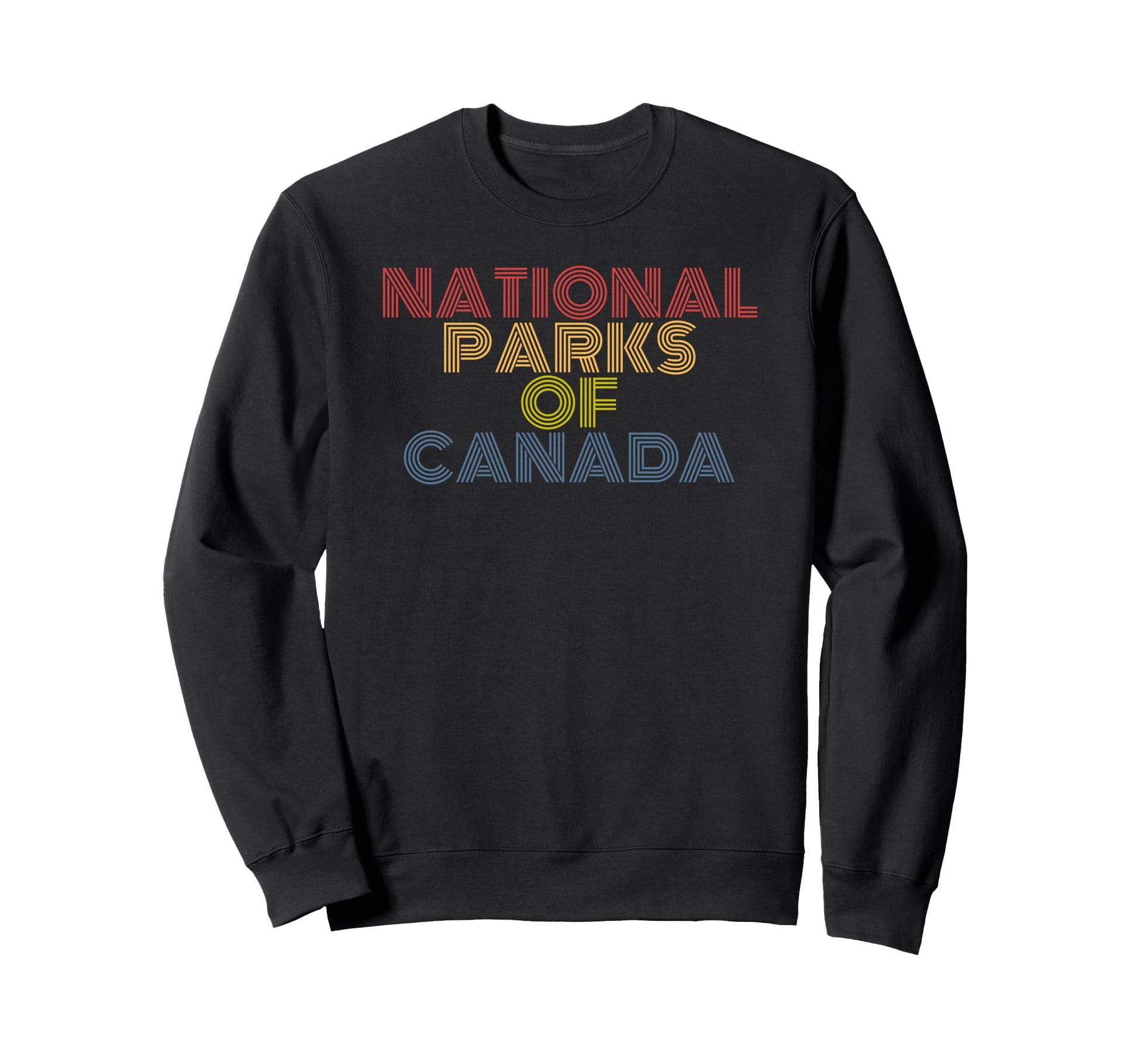 National Parks Canada 70S Sweatshirt - Unique Graphic for Adults - T-Shirt, Sweatshirt, Hoodie