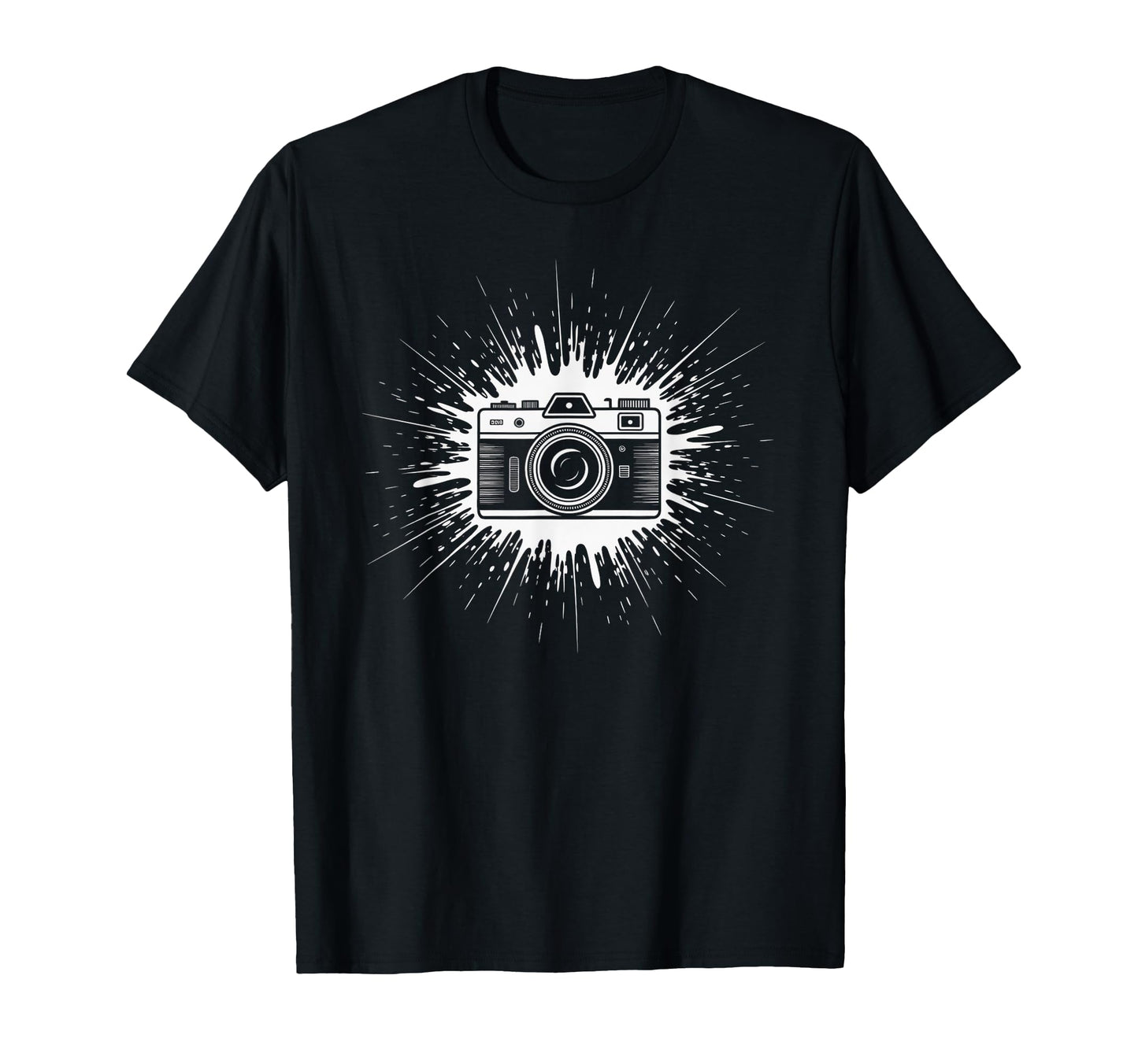 Camera Photo Photography Flash Lens T-Shirt - Trendy Graphic Men Women - T-Shirt, Sweatshirt, Hoodie
