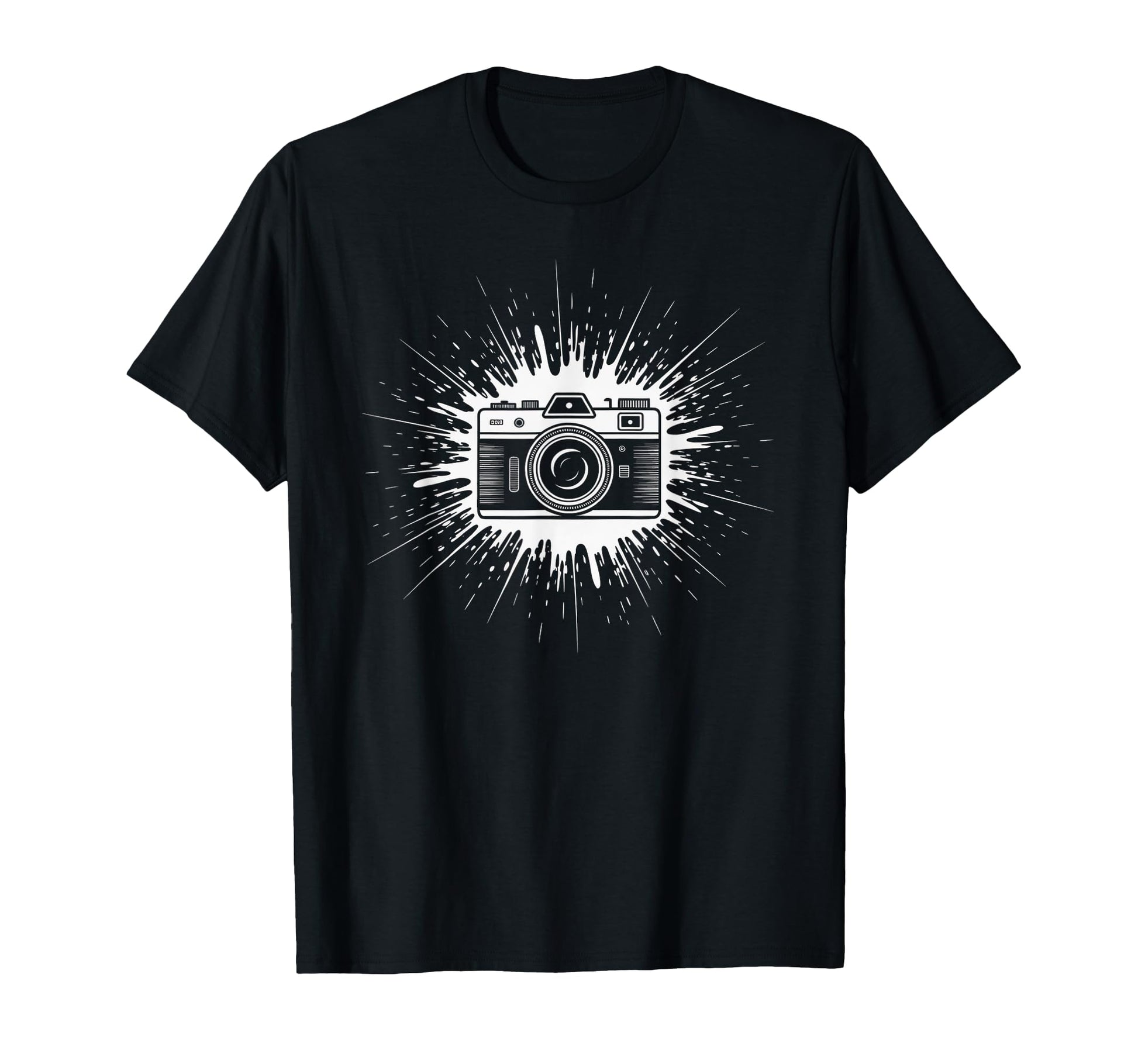Camera Photo Photography Flash Lens T-Shirt - Trendy Graphic Men Women - T-Shirt, Sweatshirt, Hoodie