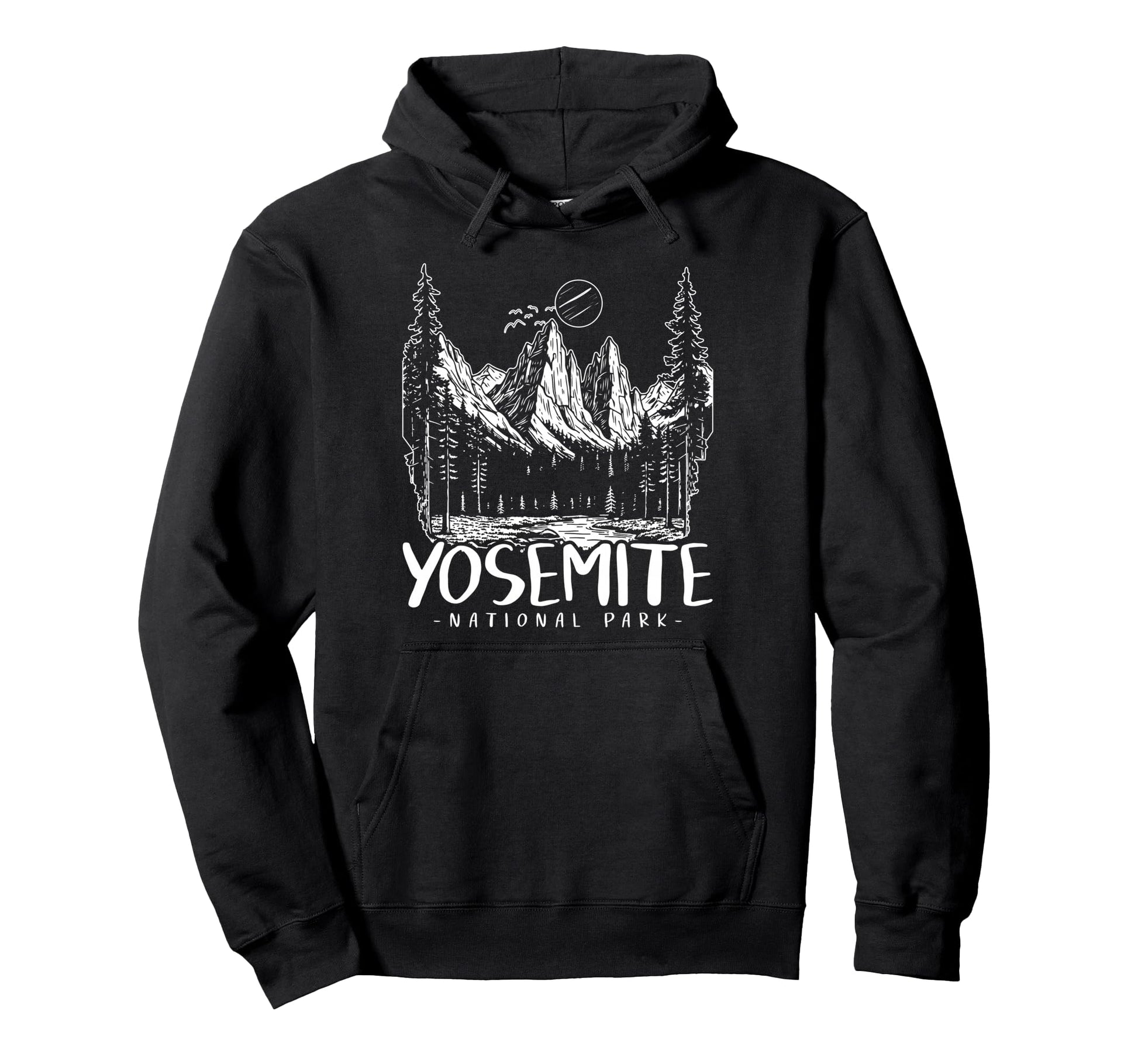 Yosemite National Park Outdoors Us Hoodie - Unique Graphic for Adults - T-Shirt, Sweatshirt, Hoodie