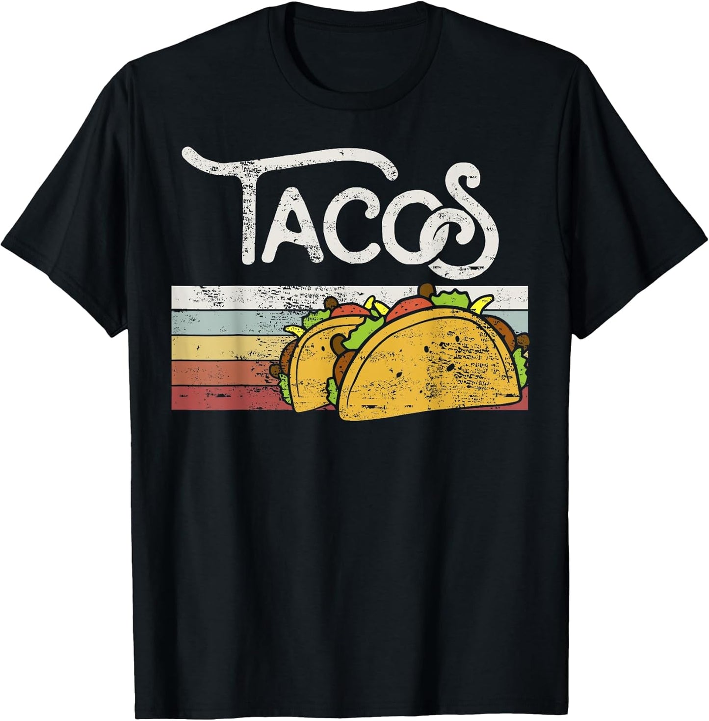 Vintage Style Retro Look Taco Lovers Gift - Adult & Kids T-Shirts, Sweatshirts & Hoodies apparel design preview 1