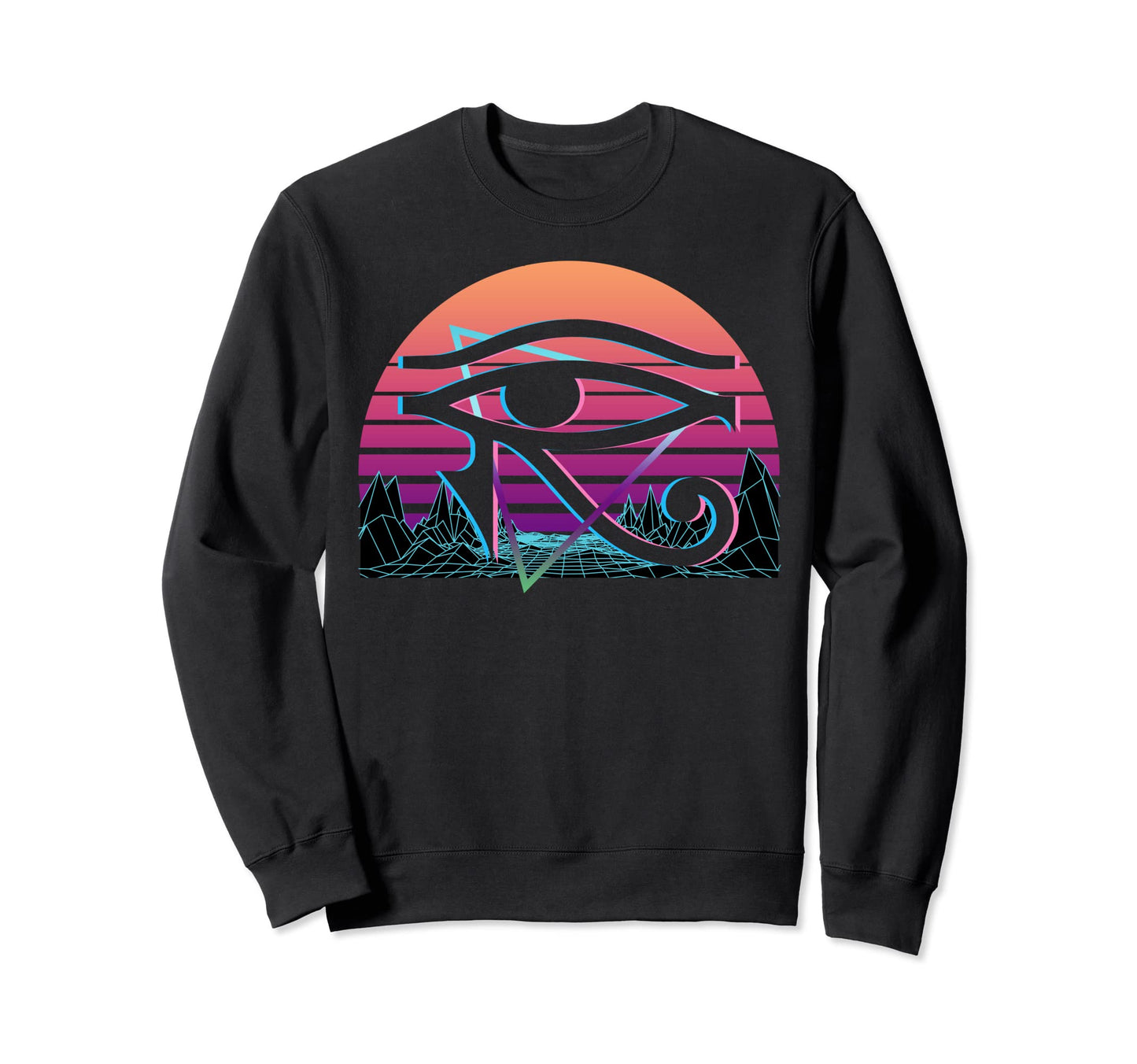 Eye Horus Egyptian God Ancient Sweatshirt - Unique Graphic for Adults - T-Shirt, Sweatshirt, Hoodie