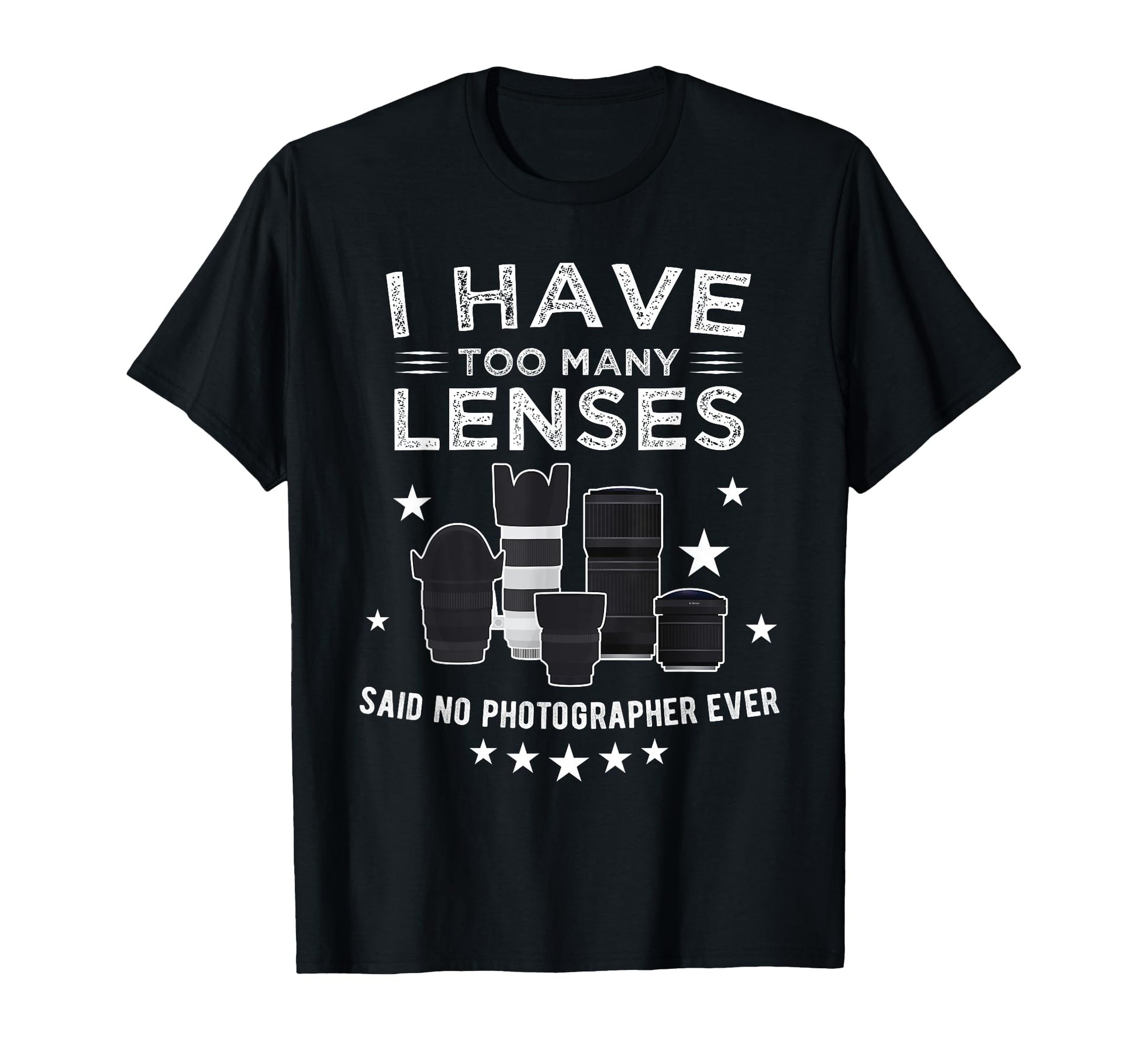 Photography Lens Photographer T-Shirt - Custom Art Print Men Women - T-Shirt, Sweatshirt, Hoodie