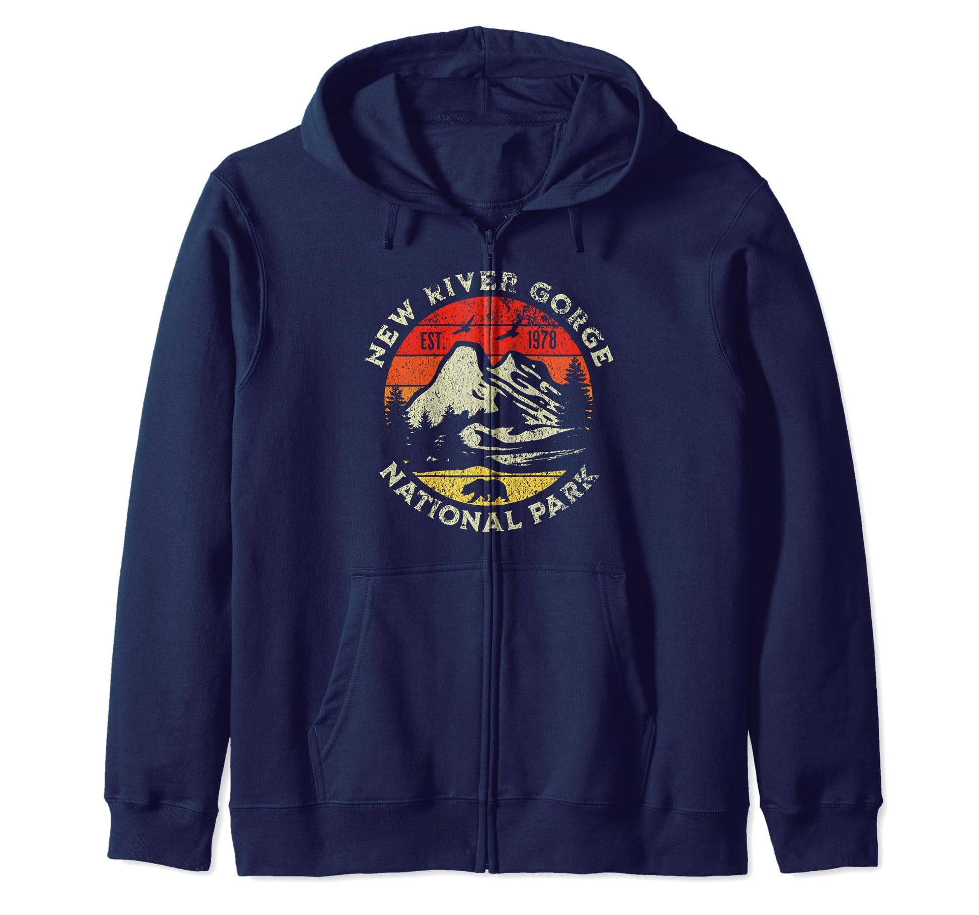 New River Gorge National Park West Hoodie - Unique Graphic Men Women - T-Shirt, Sweatshirt, Hoodie