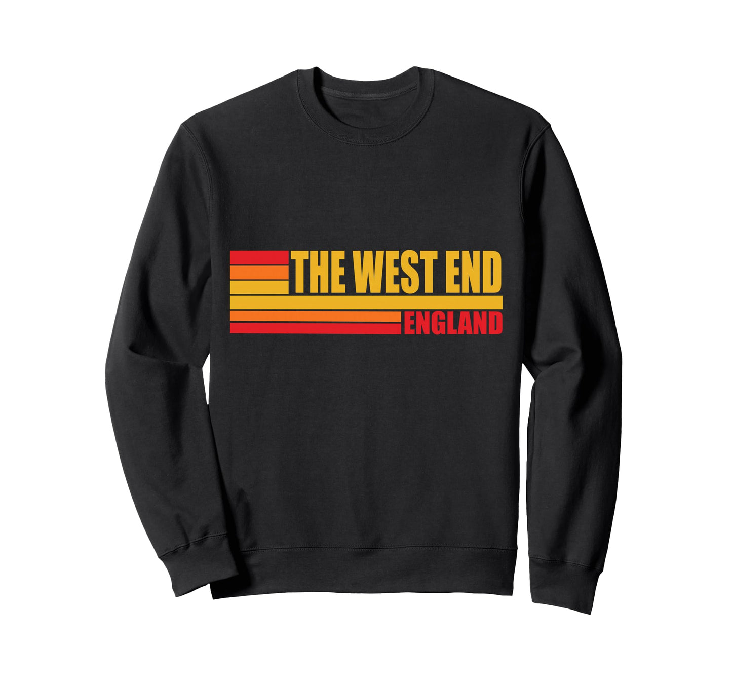 Red West End London England Uk Sweatshirt - Streetwear Style Men Women - T-Shirt, Sweatshirt, Hoodie