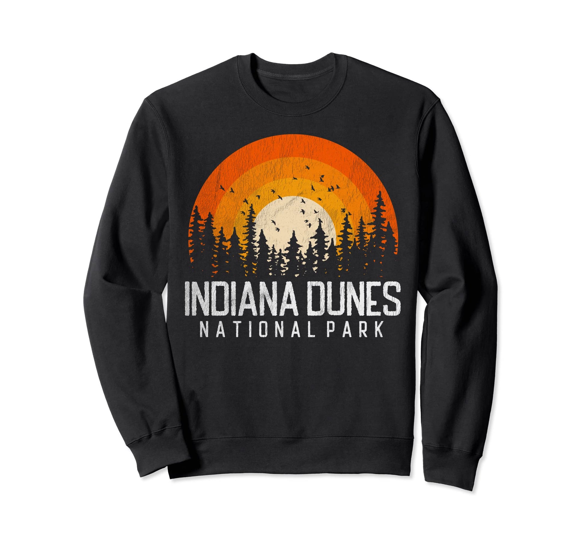 Indiana Dunes Us National Park 70S Sweatshirt - Graphic Print Men Women - T-Shirt, Sweatshirt, Hoodie