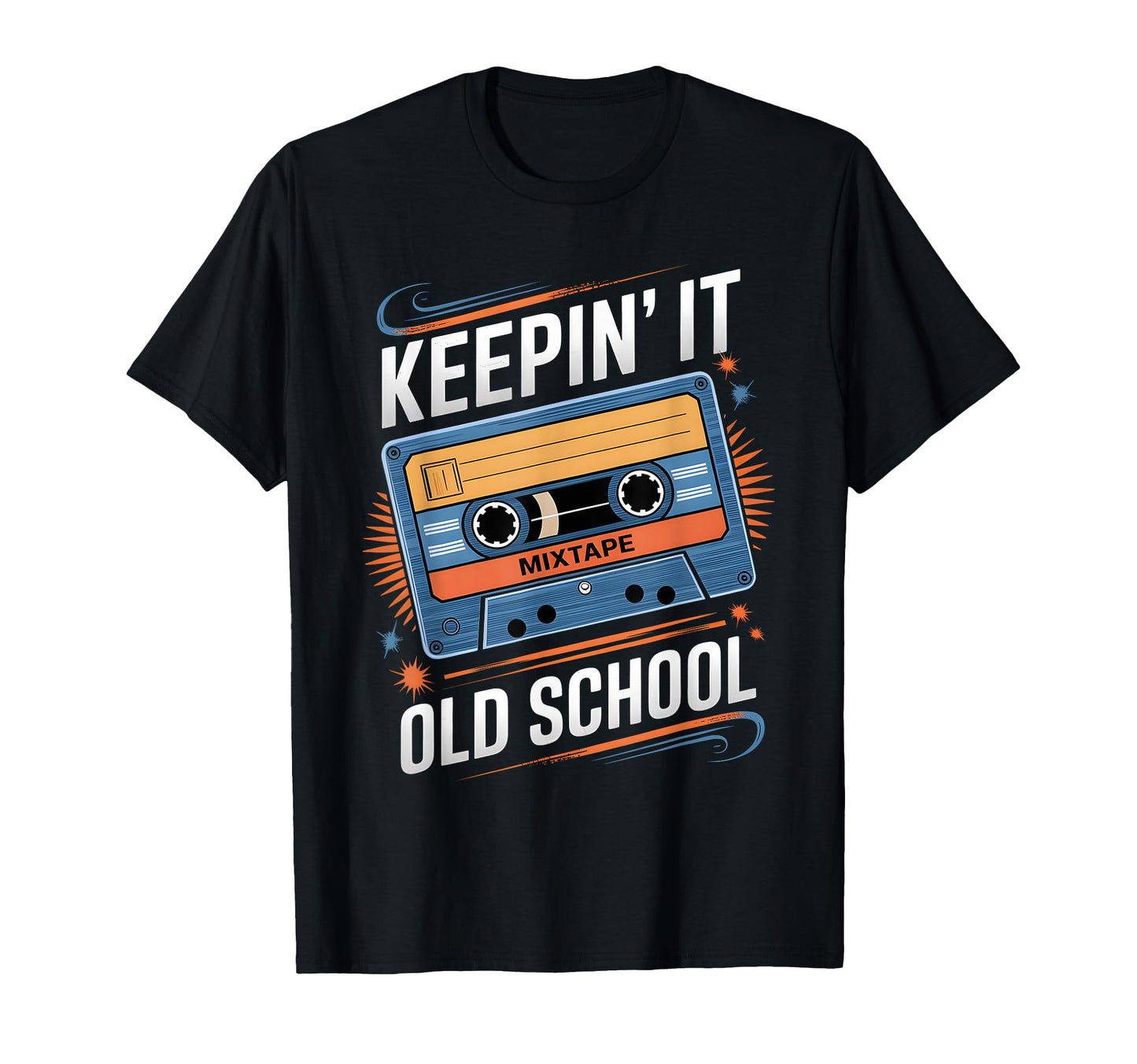 Old School Hip Hop 80S 90S Cassette T-Shirt - Custom Art Print Men Women - T-Shirt, Sweatshirt, Hoodie