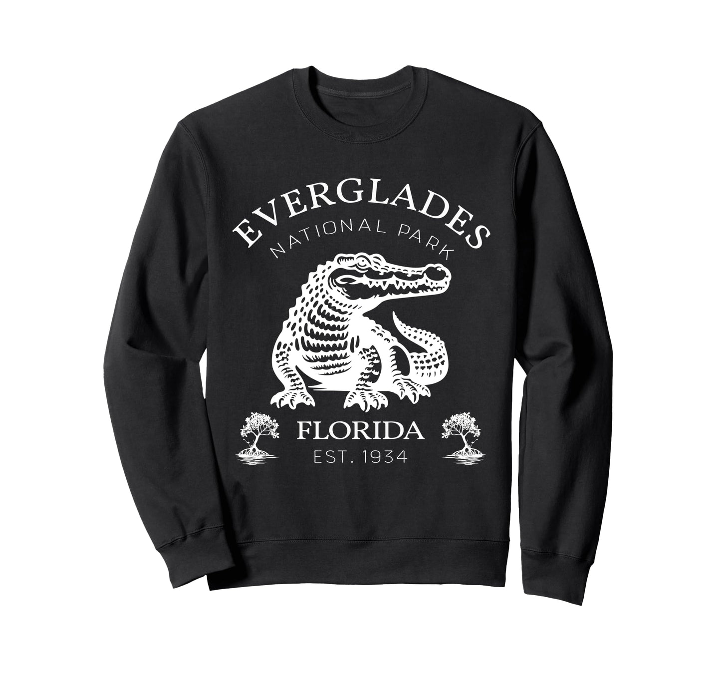 Everglades National Park Alligators Sweatshirt - Graphic Print for Adults - T-Shirt, Sweatshirt, Hoodie