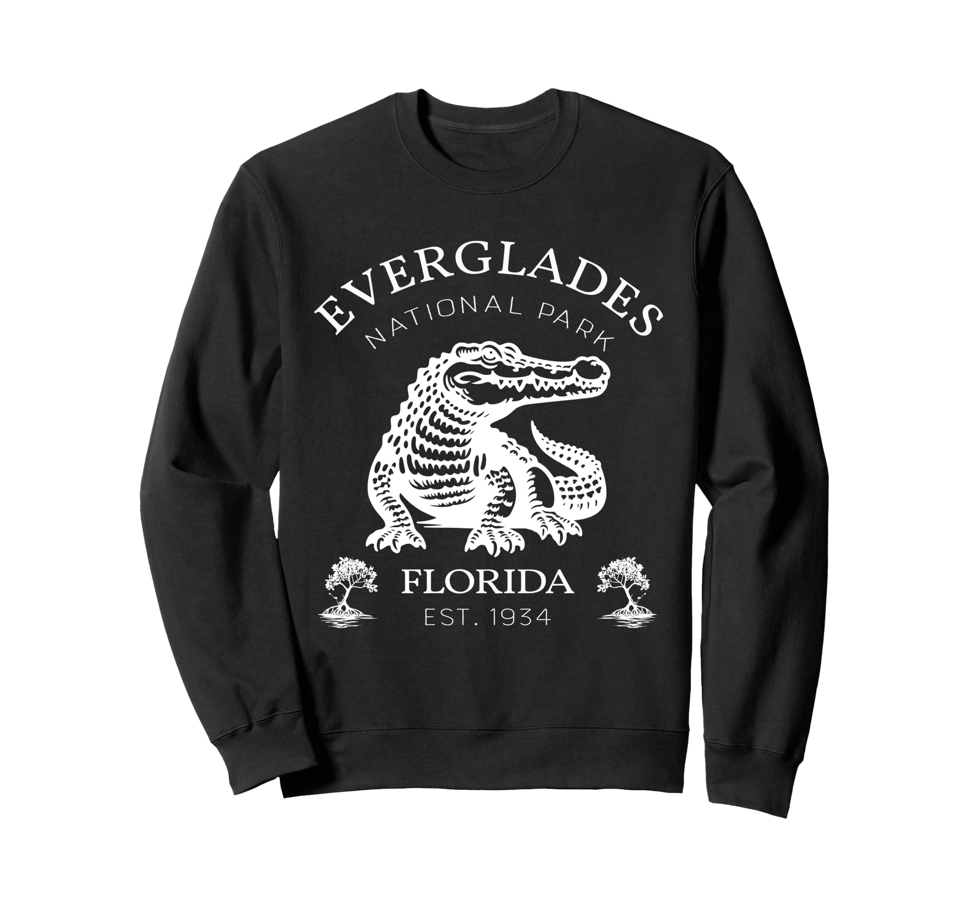 Everglades National Park Alligators Sweatshirt - Graphic Print for Adults - T-Shirt, Sweatshirt, Hoodie