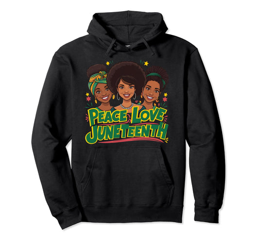 Black History Juneteenth Melanin Hoodie - Streetwear Style for Adults - T-Shirt, Sweatshirt, Hoodie
