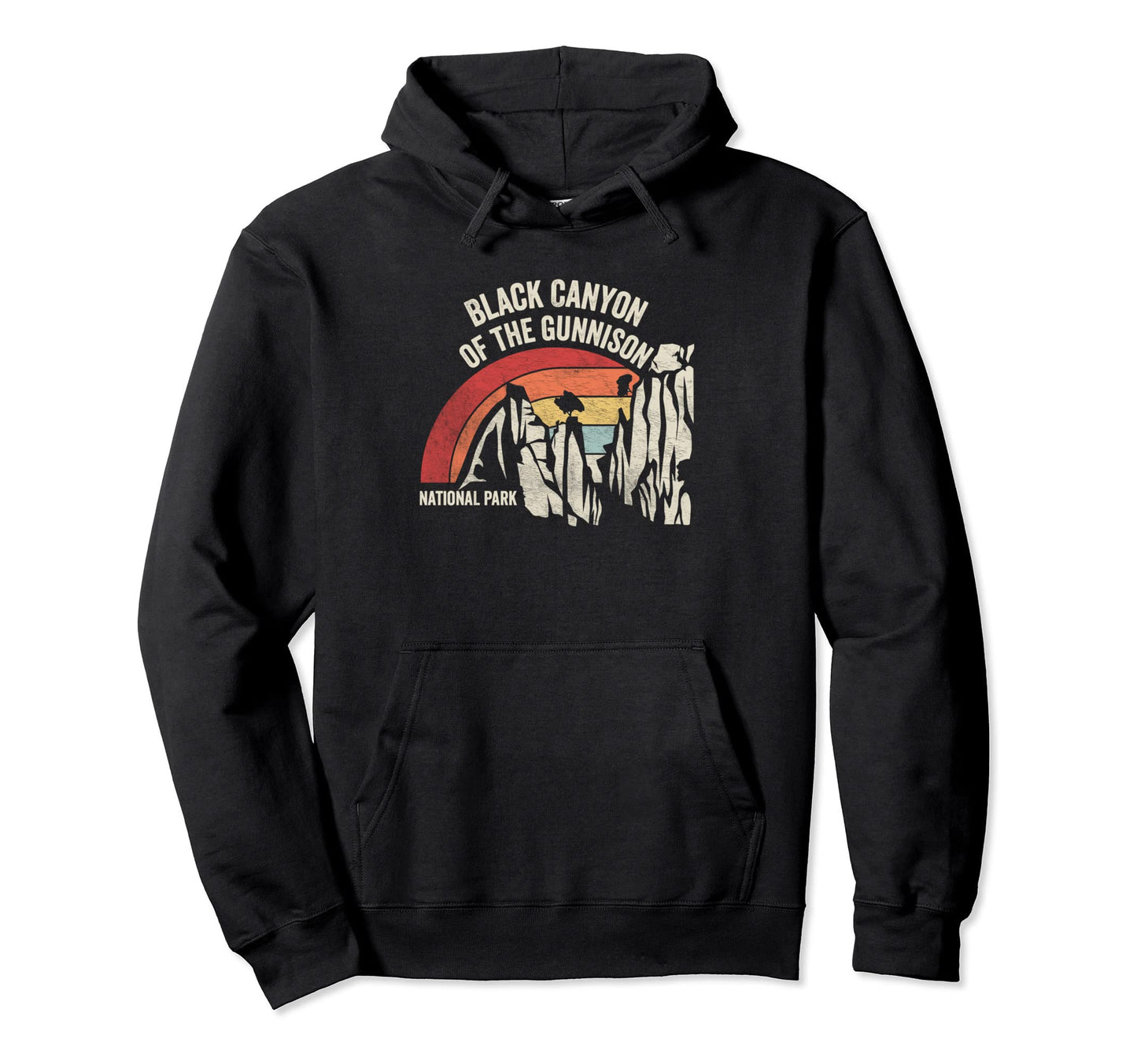 Black Canyon Gunnison National Park Hoodie - Aesthetic Graphic Men Women - T-Shirt, Sweatshirt, Hoodie