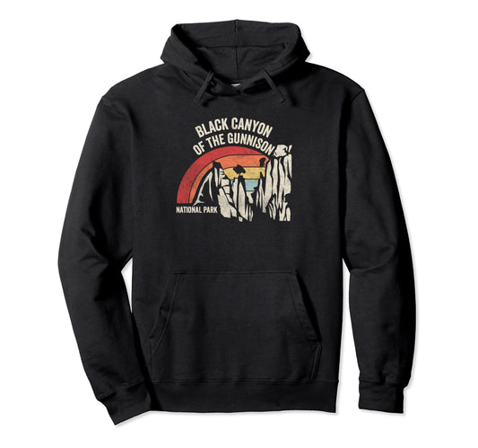 Black Canyon Gunnison National Park Hoodie - Aesthetic Graphic Men Women - T-Shirt, Sweatshirt, Hoodie