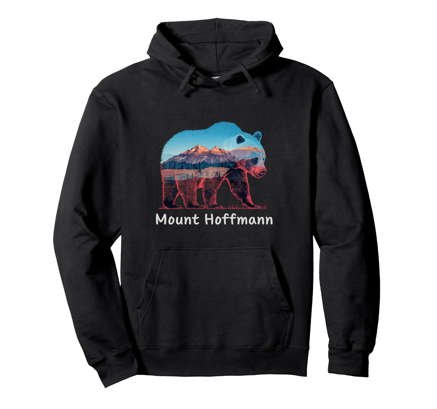 Hiking Camping Mount Hoffmann National Hoodie - Trendy Graphic for Adults - T-Shirt, Sweatshirt, Hoodie