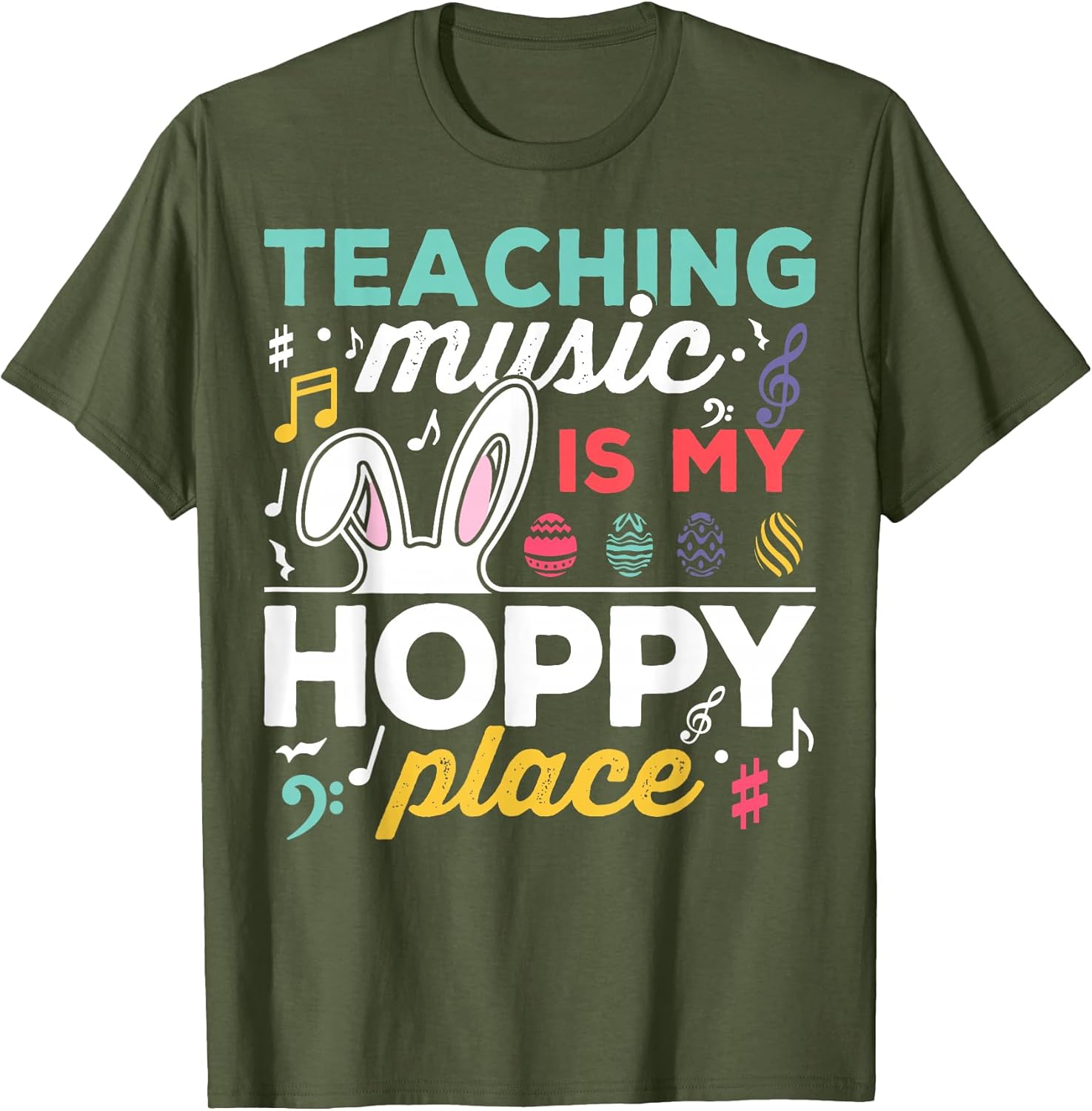 Easter music teacher guitar gifts - Adult & Kids T-Shirts, Sweatshirts & Hoodies apparel design preview 1