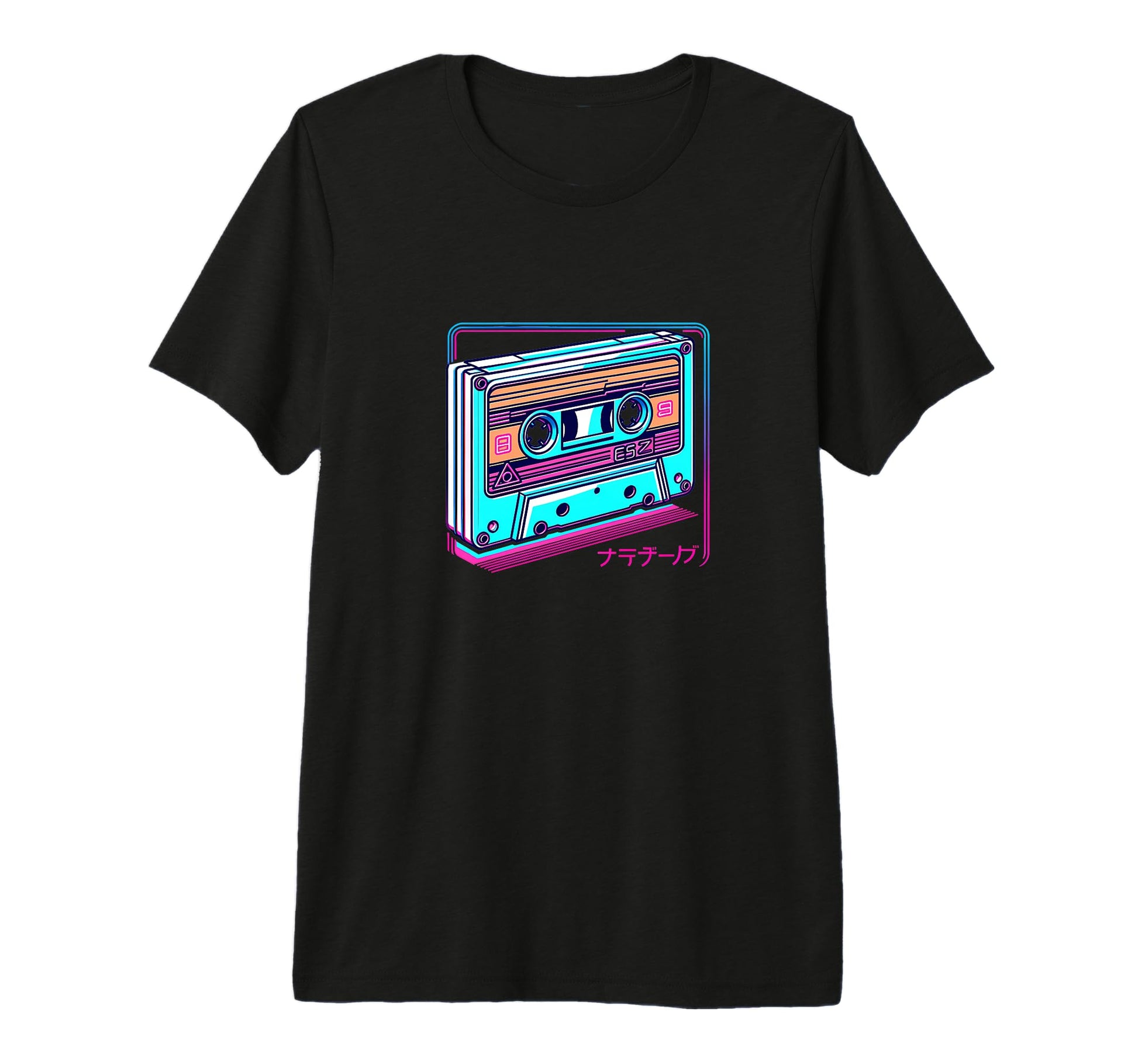 Vaporwave Cassette Lofi Anime Japanese T-Shirt - Aesthetic Graphic Unisex - T-Shirt, Sweatshirt, Hoodie