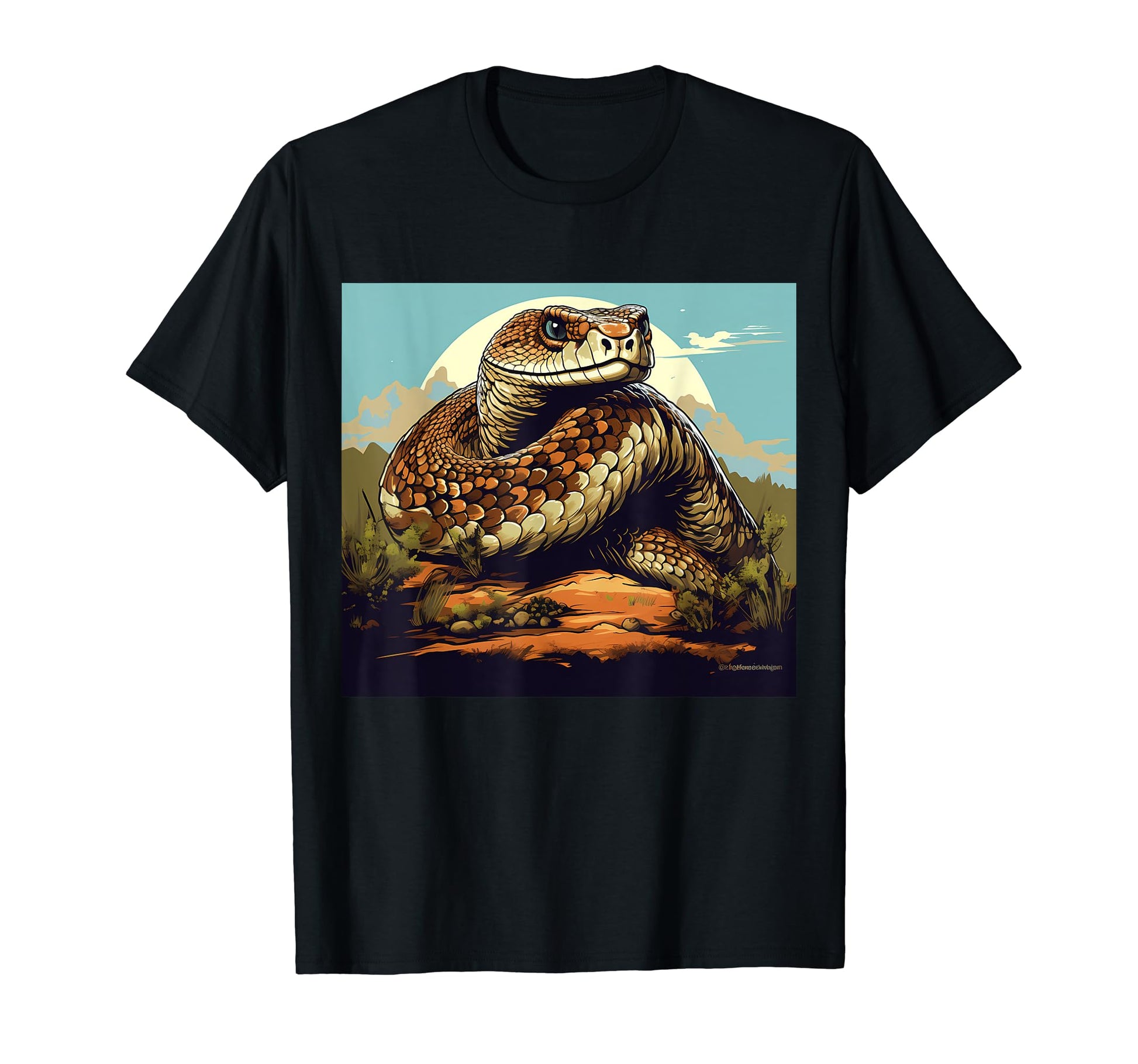 Western Diamondback Rattlesnake T-Shirt - Streetwear Style Men Women - T-Shirt, Sweatshirt, Hoodie
